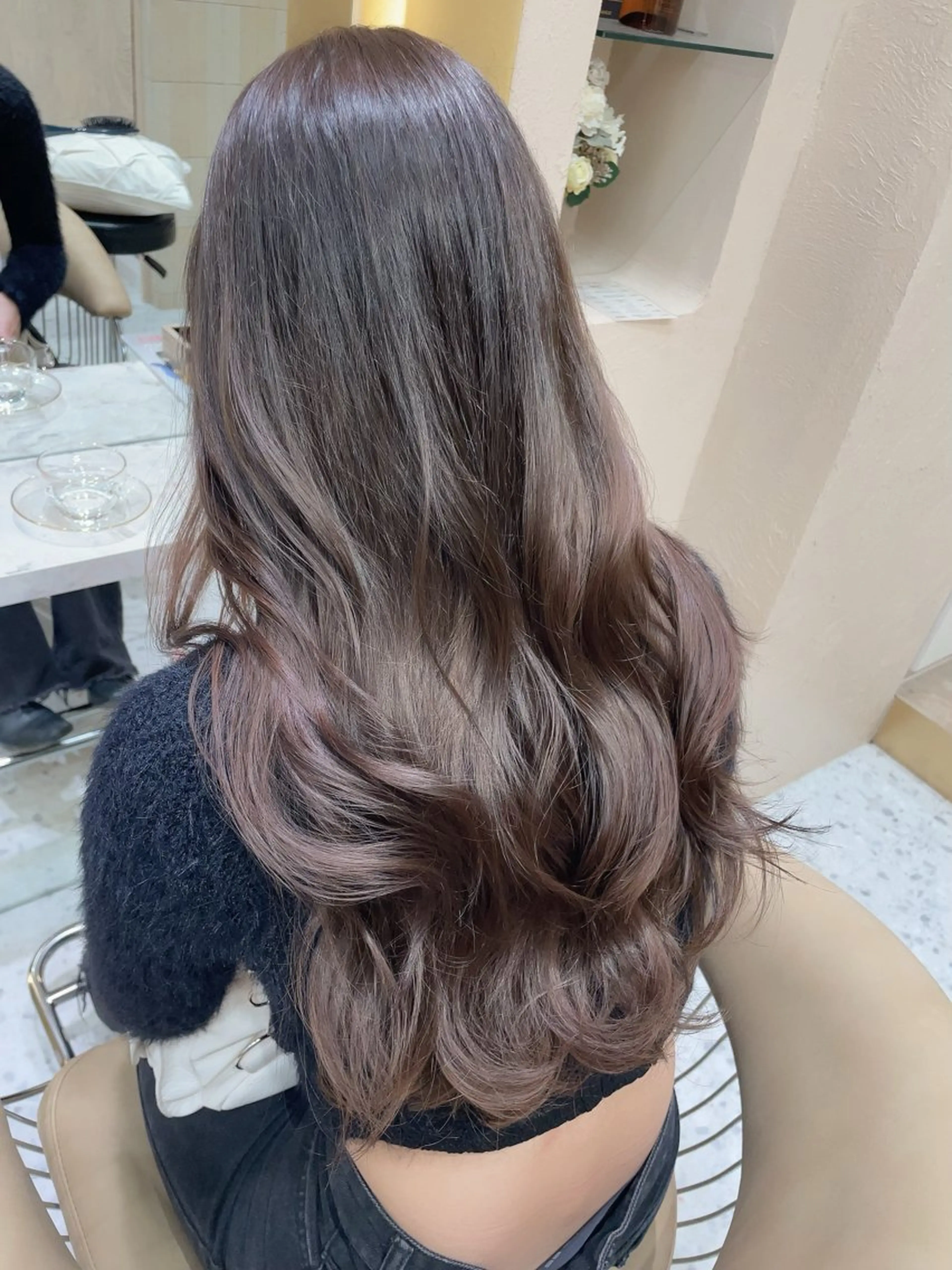 ロング カラー カット ヘアカラー トリートメント 韓国ヘア/髪質改善 /Harunaのヘアスタイル