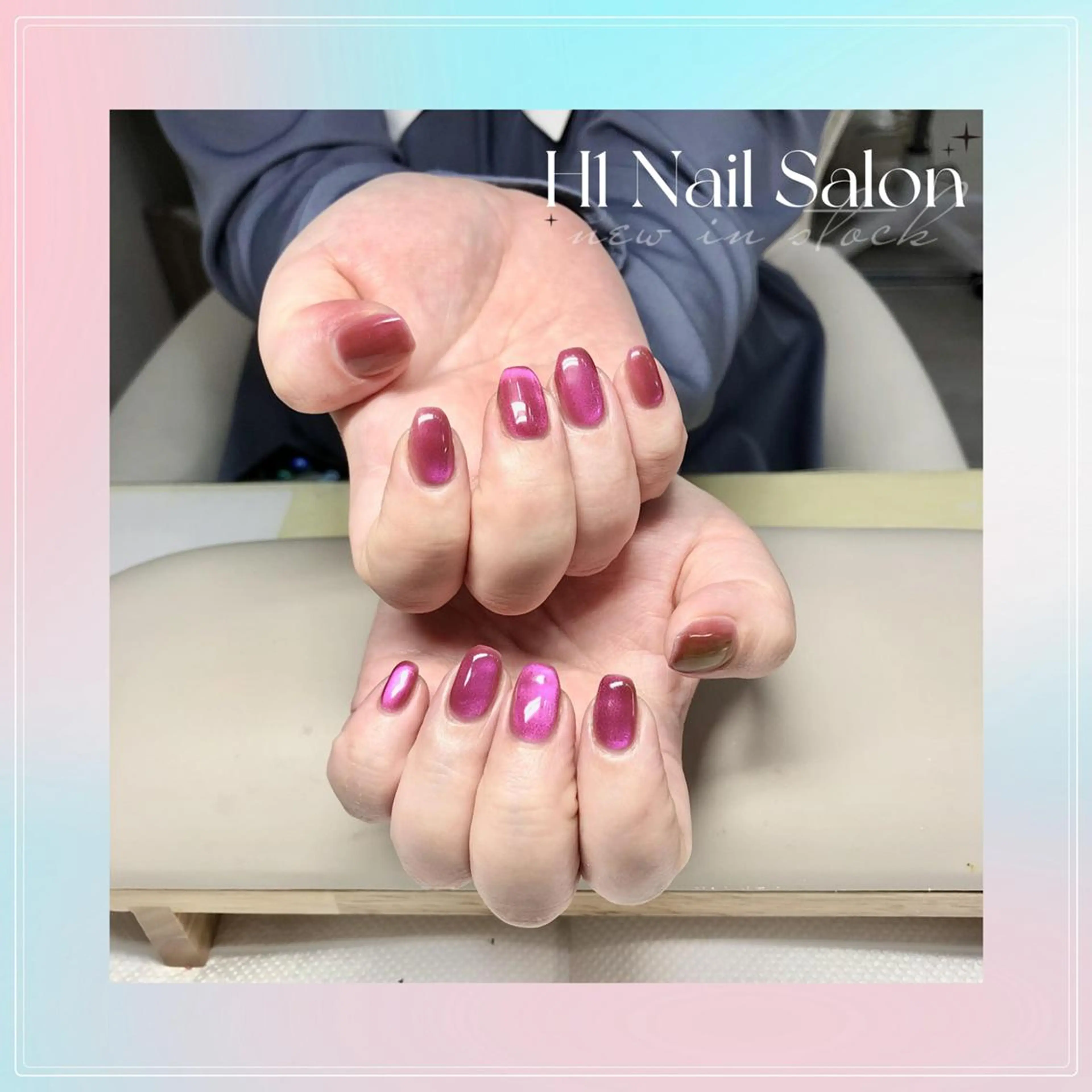 ショート ハンドネイル H1 ネイル サロンのネイルデザイン