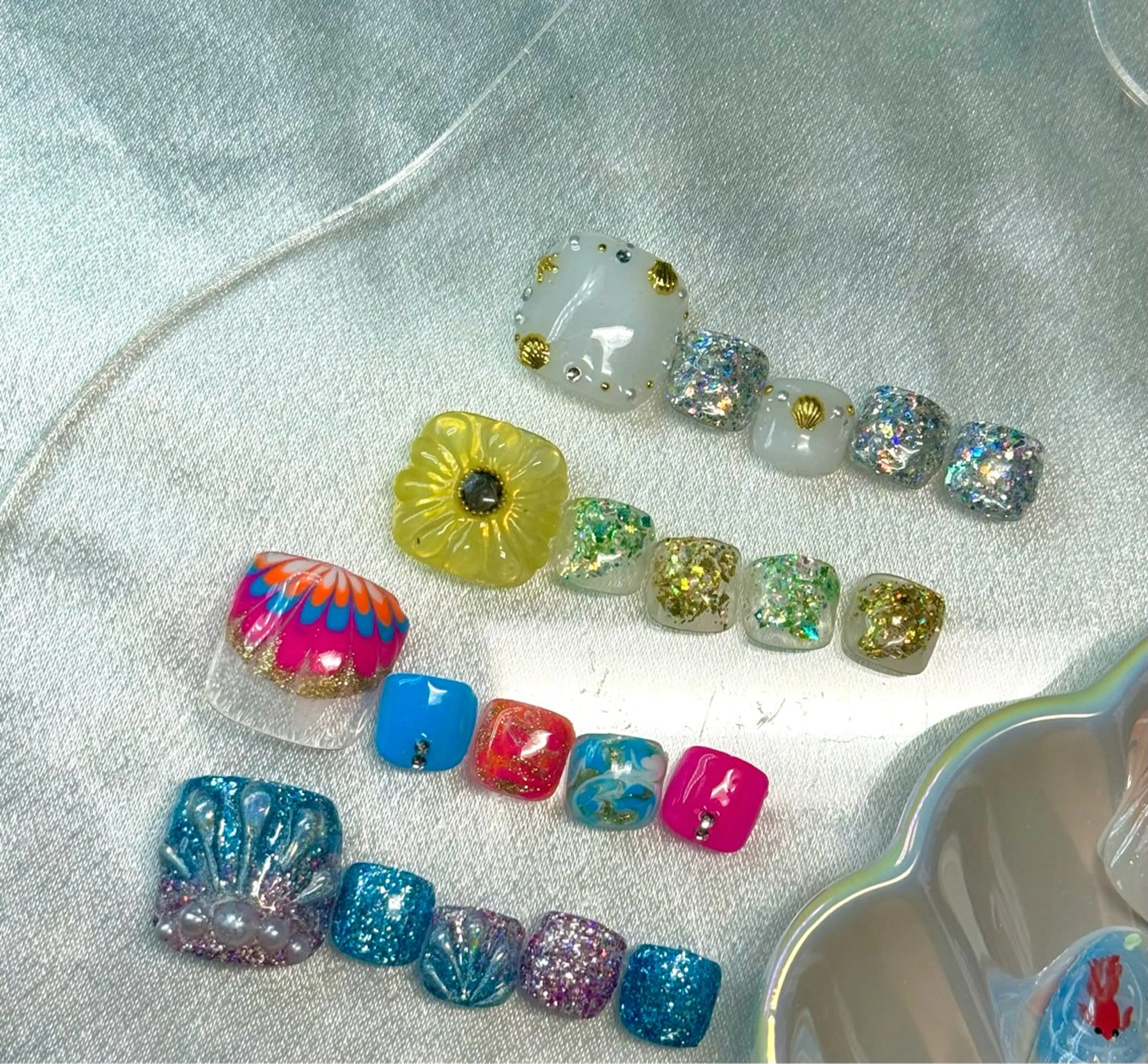 ネイル フットネイル -yuu-所属・Lino ﾟのネイルデザイン