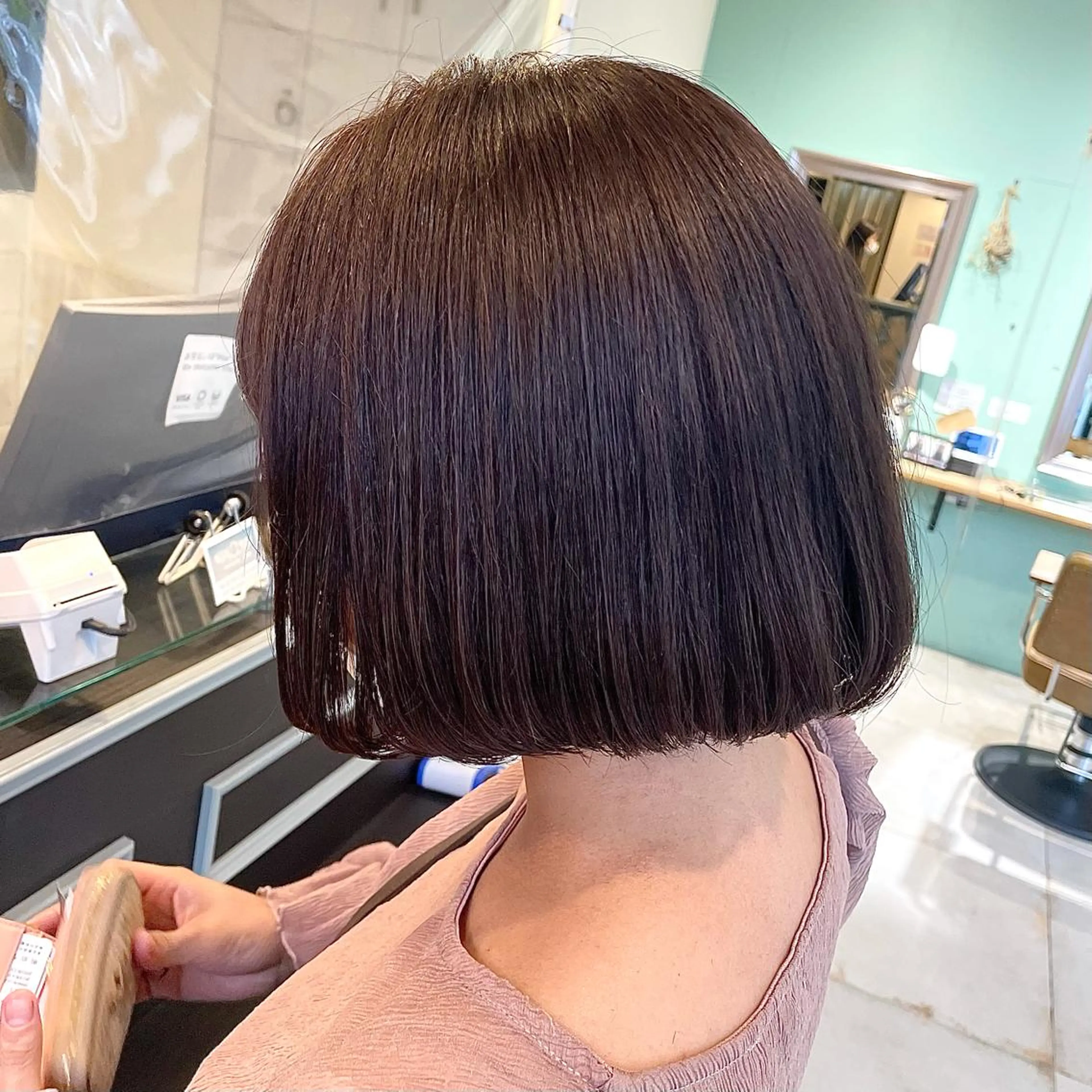 ショート カラー スナコザワ レナのヘアスタイル