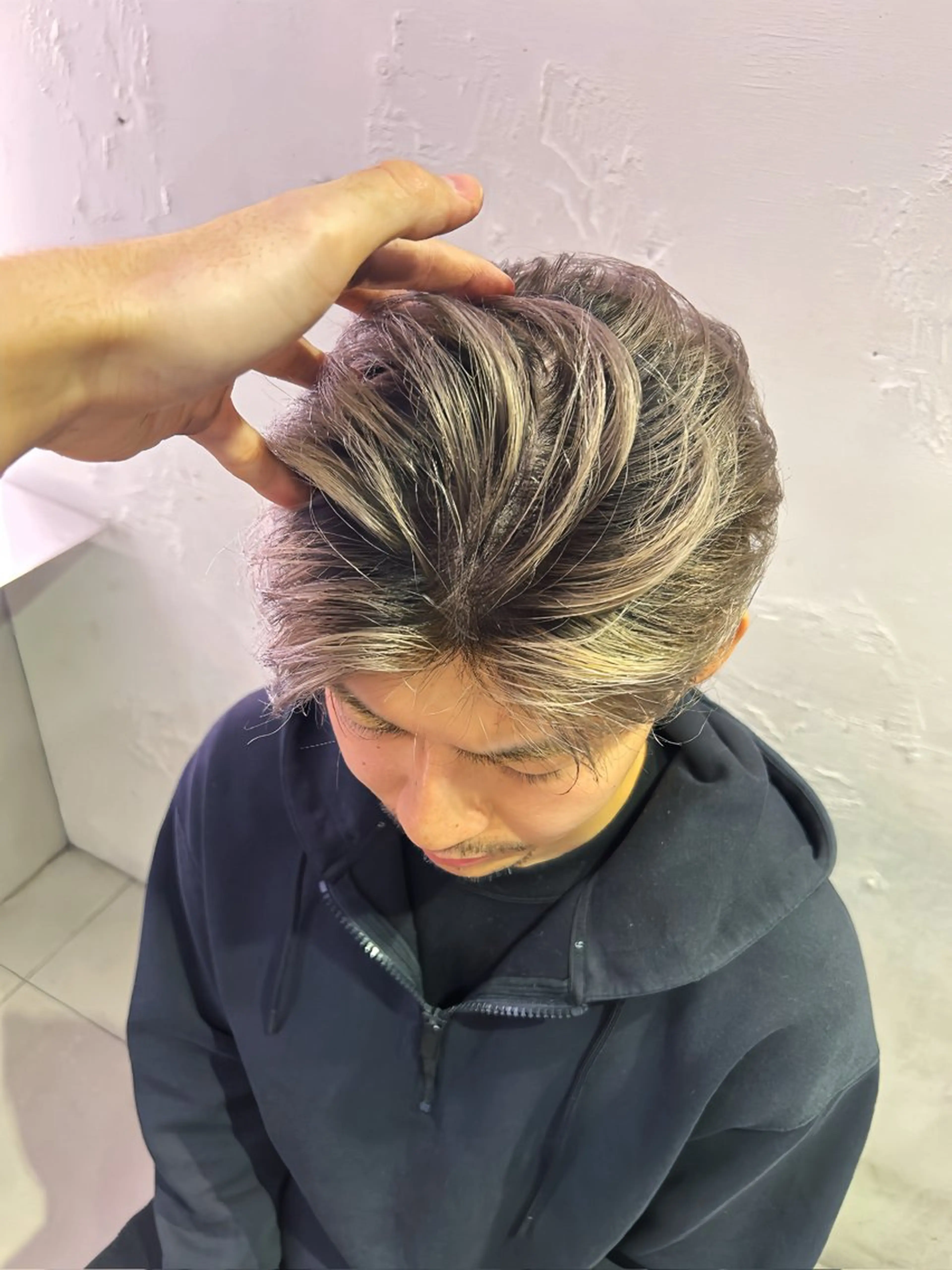 メンズ メンズバレイヤージュ カットモデル募集 Gakutoのヘアスタイル