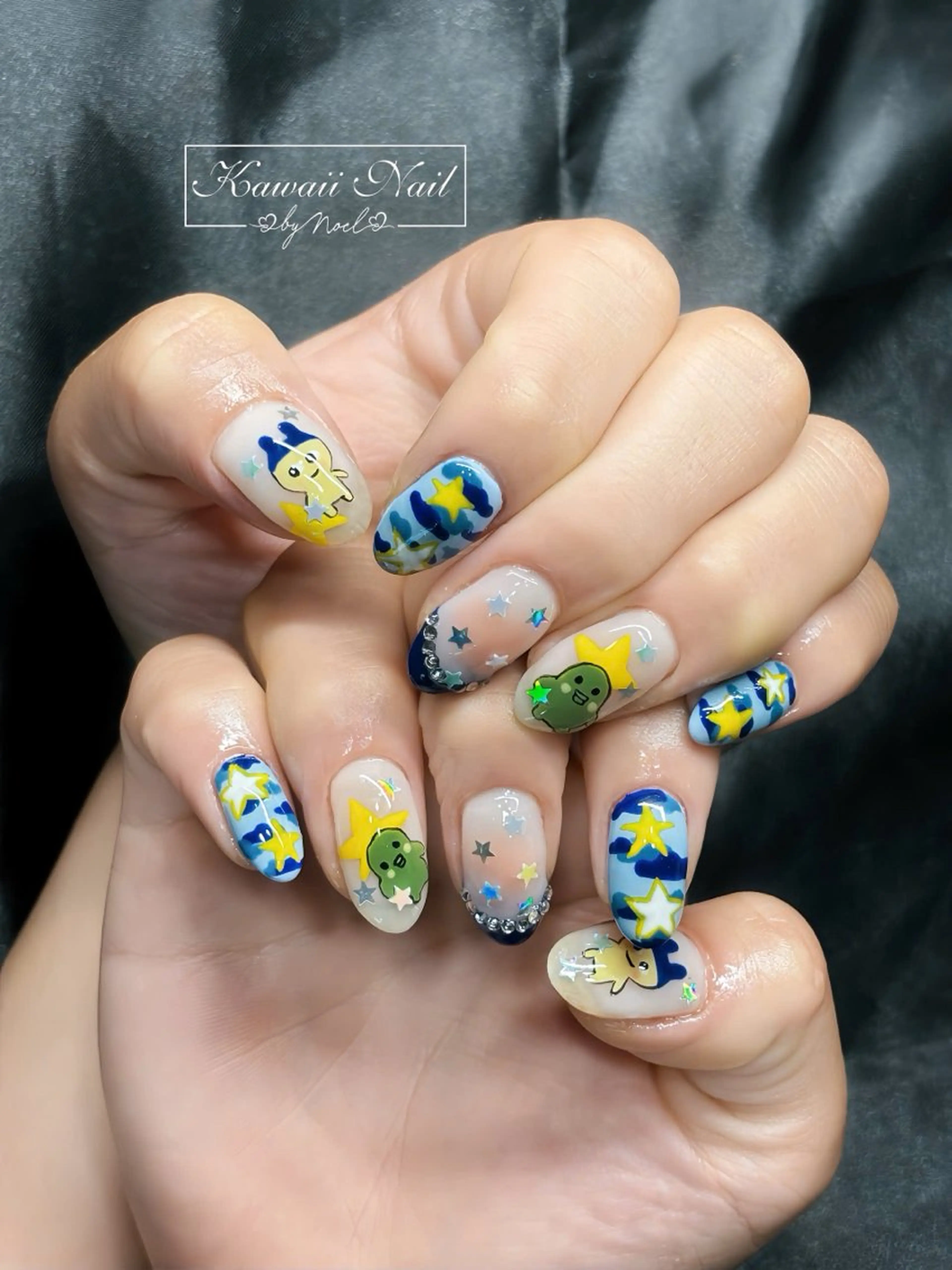 ネイル アートネイル フットネイル フレンチネイル ジェルネイル 韓国ネイル Kawaii Nail Salon所属・YURI NAIL NARITAのネイルデザイン