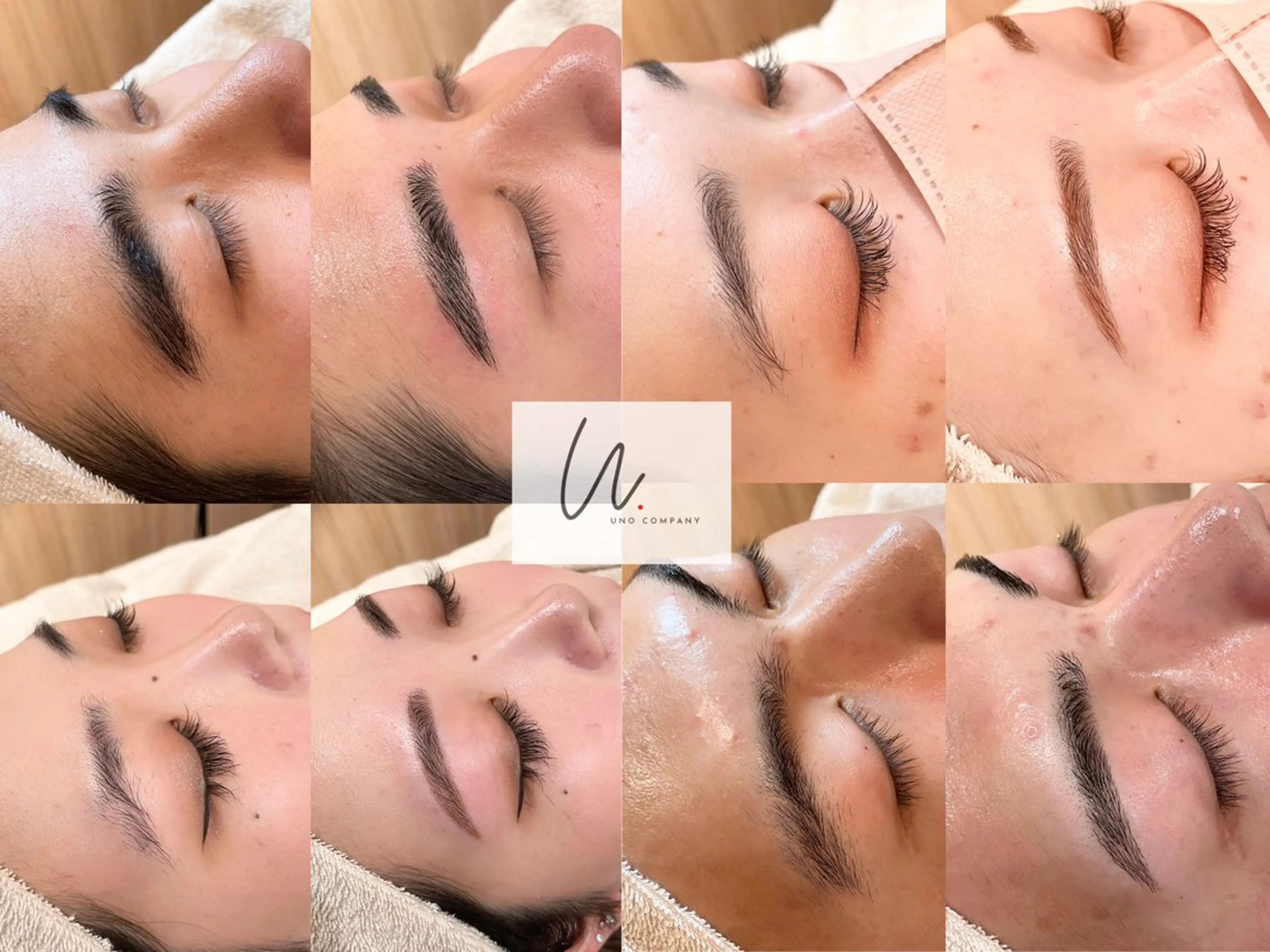 眉カット+眉パーマ+アイブロウWAX1回(間引きなし)+ハイドロジェリーパック(鎮静/保湿)の写真