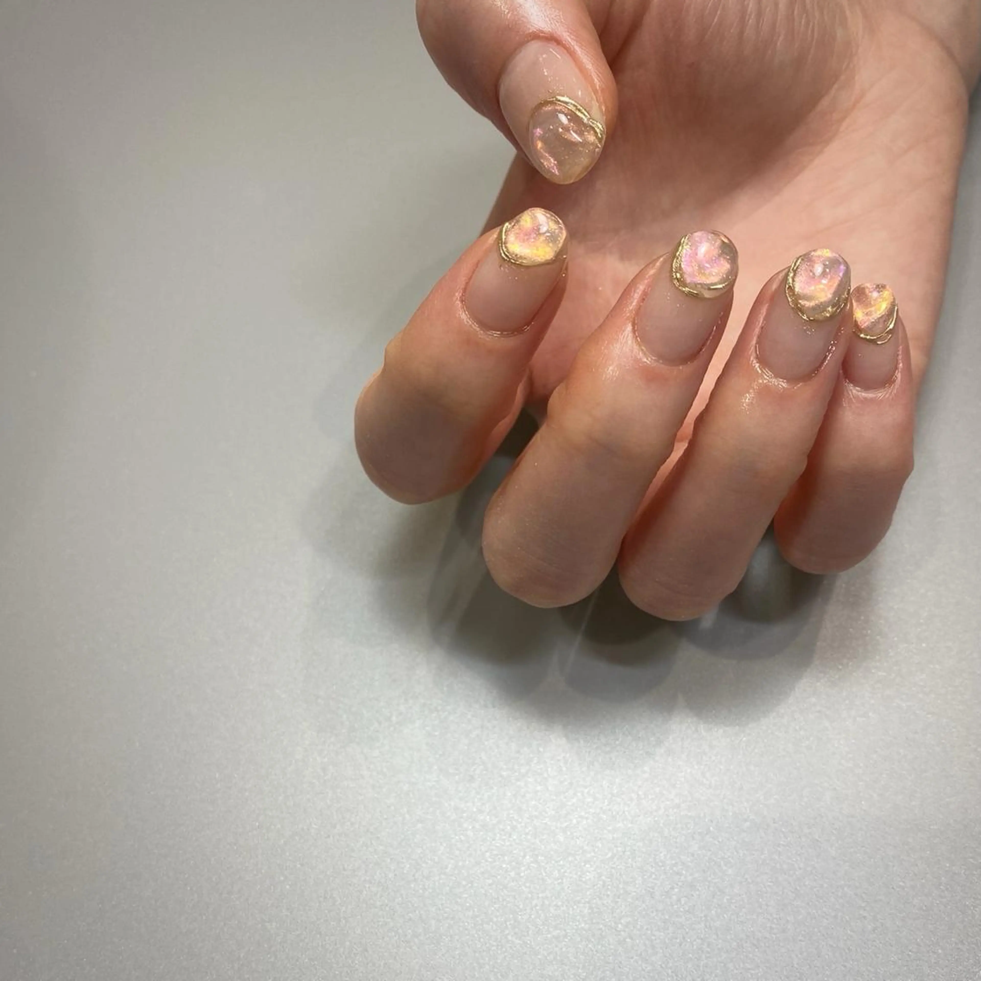 ネイル ハンドネイル NINEnami ニュアンスネイルのネイルデザイン