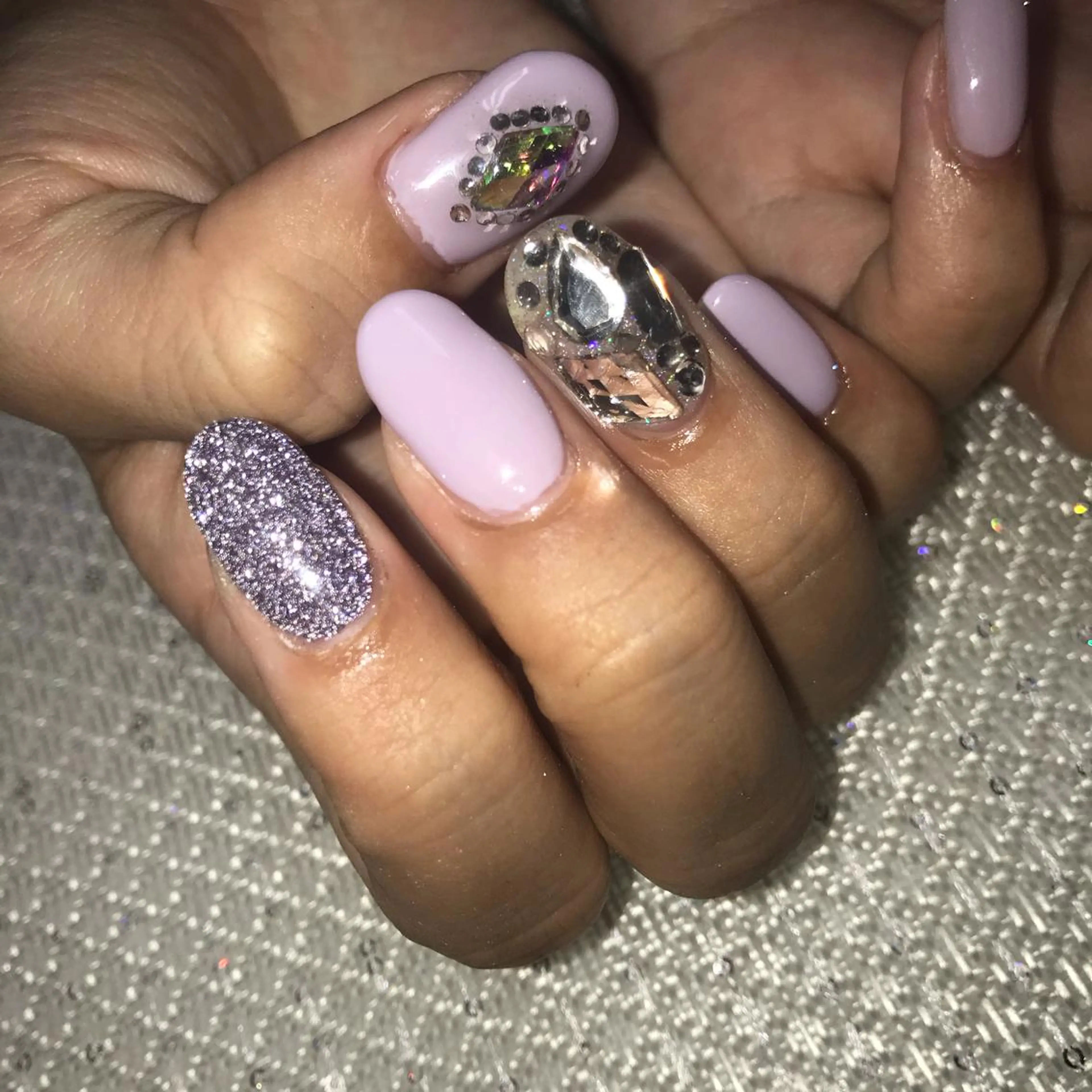 ネイル ラメ(グリッター) MoonLight MIHOのネイルデザイン