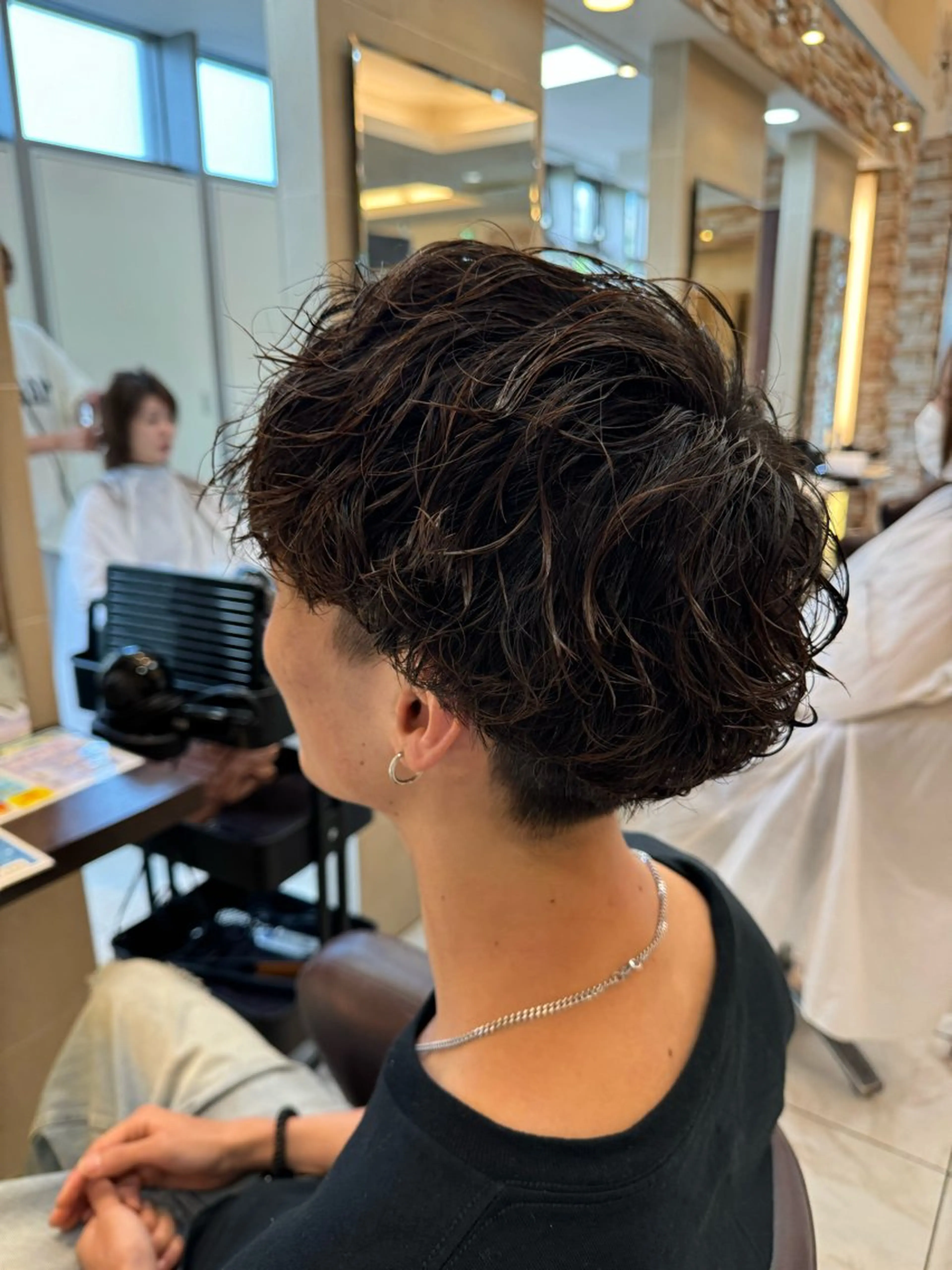 パーマ メンズ カット パーマ ⭐️透明感カラー/ パーマ⭐️宮野翔のヘアスタイル