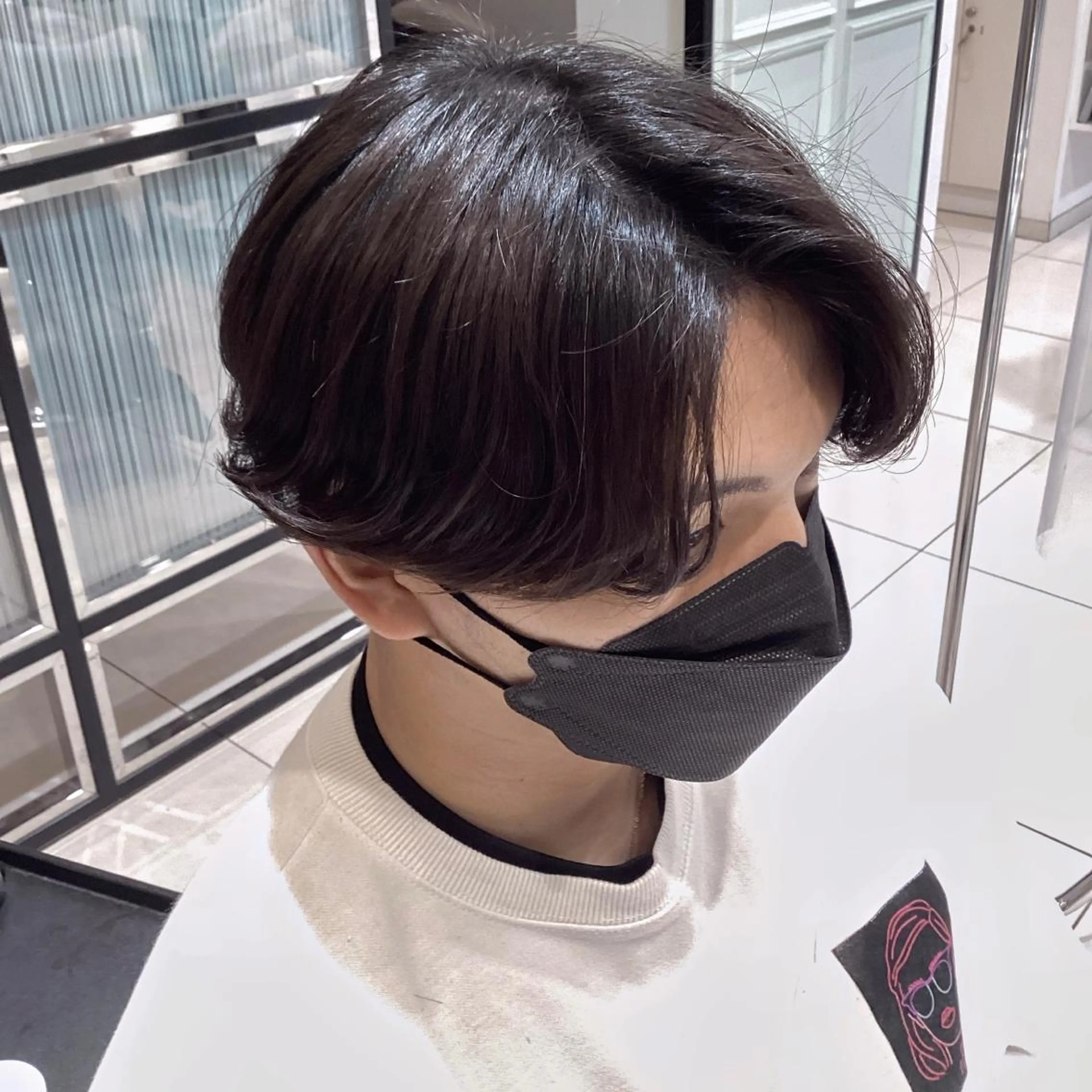 パーマ メンズ メンズ韓国風 メンズパーマ カット パーマ メンズ縮毛矯正 ♠️店長下平隼人のヘアスタイル