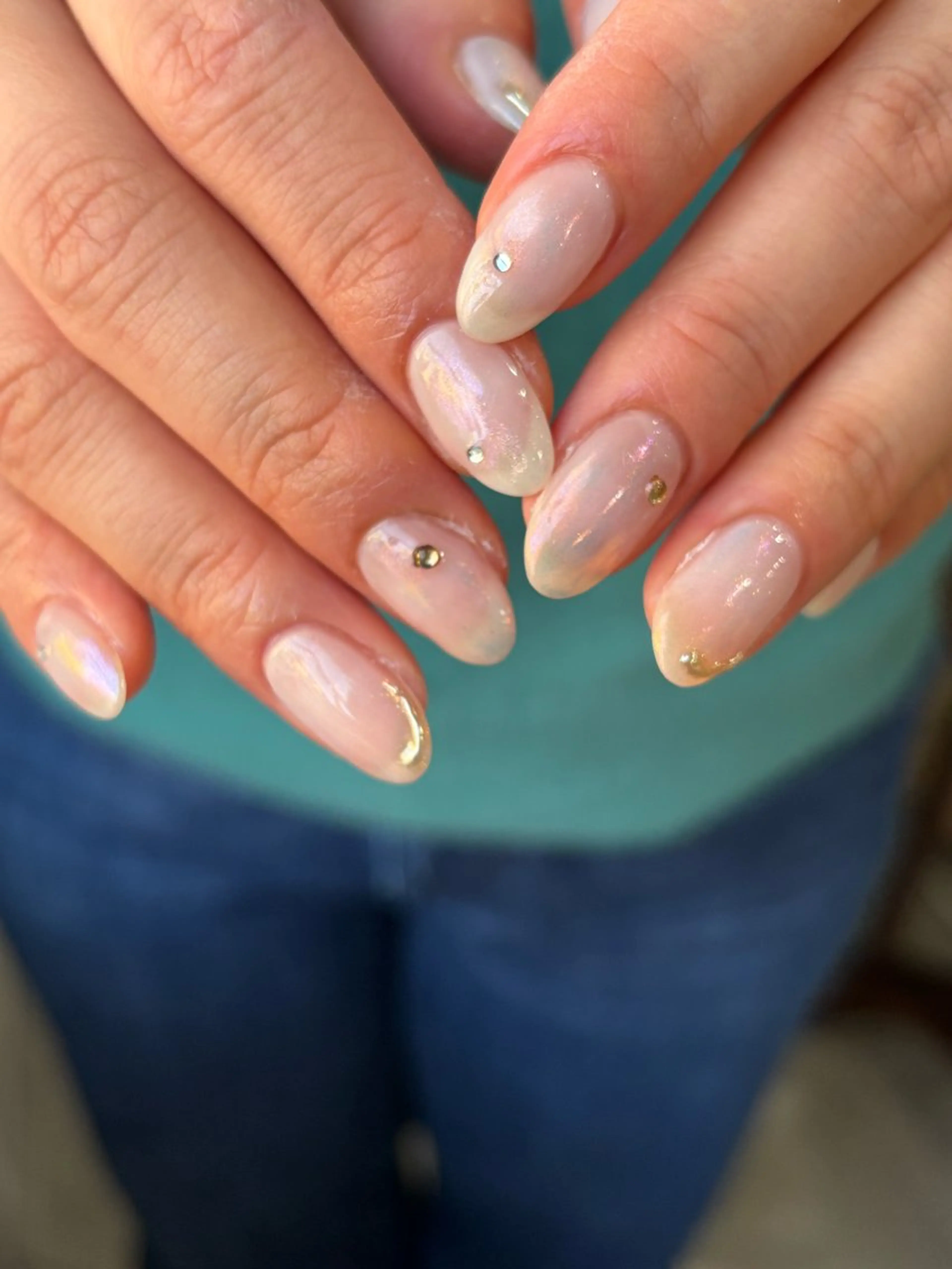 ネイル 氷ネイル・うるうるネイル キラキラネイル ogura maoのネイルデザイン