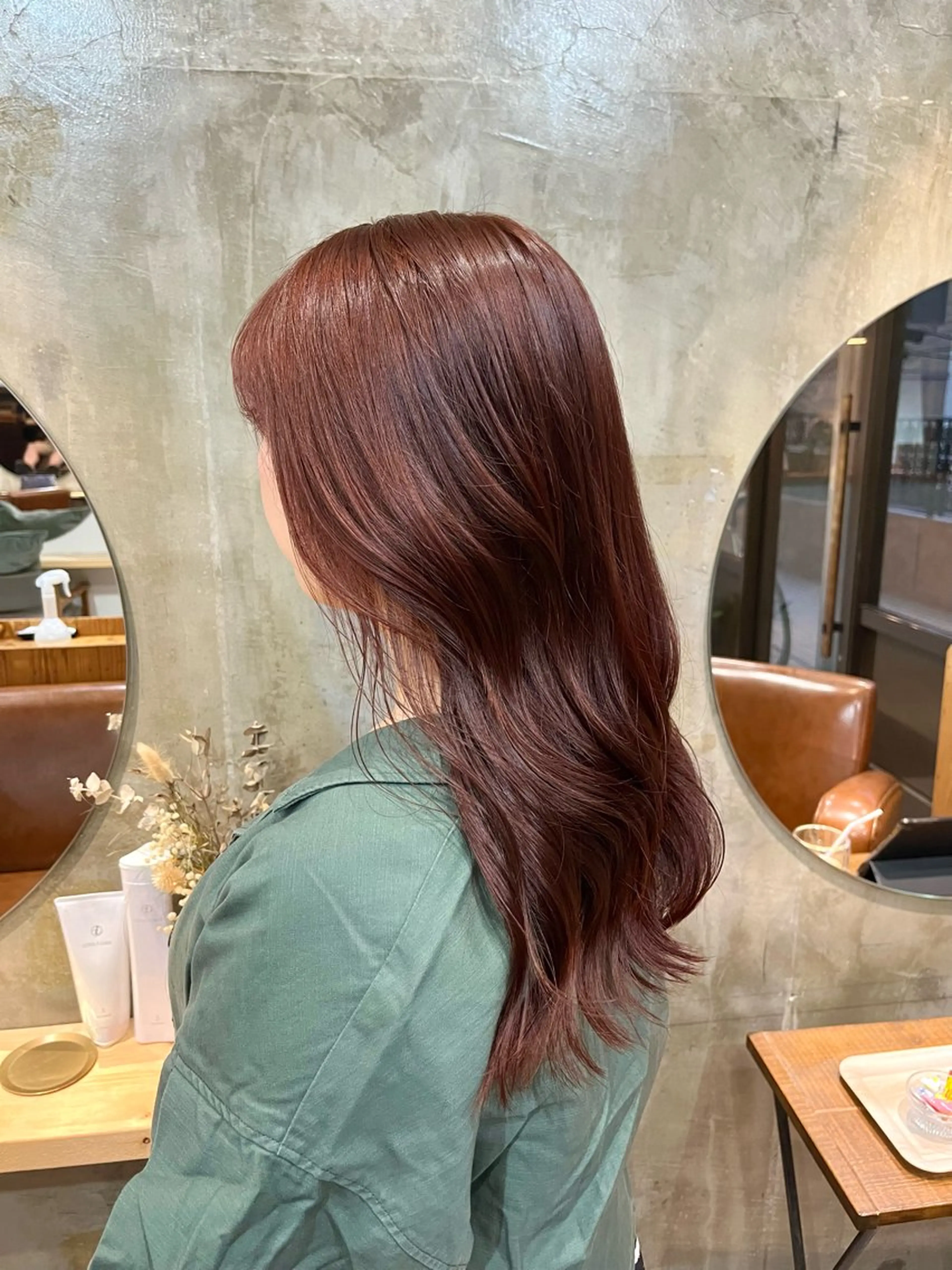 セミロング カラー Noele hair atelier(ノエルヘアアトリエ)所属・北上ゆい/個性派/ ナチュラルアレンジのヘアスタイル