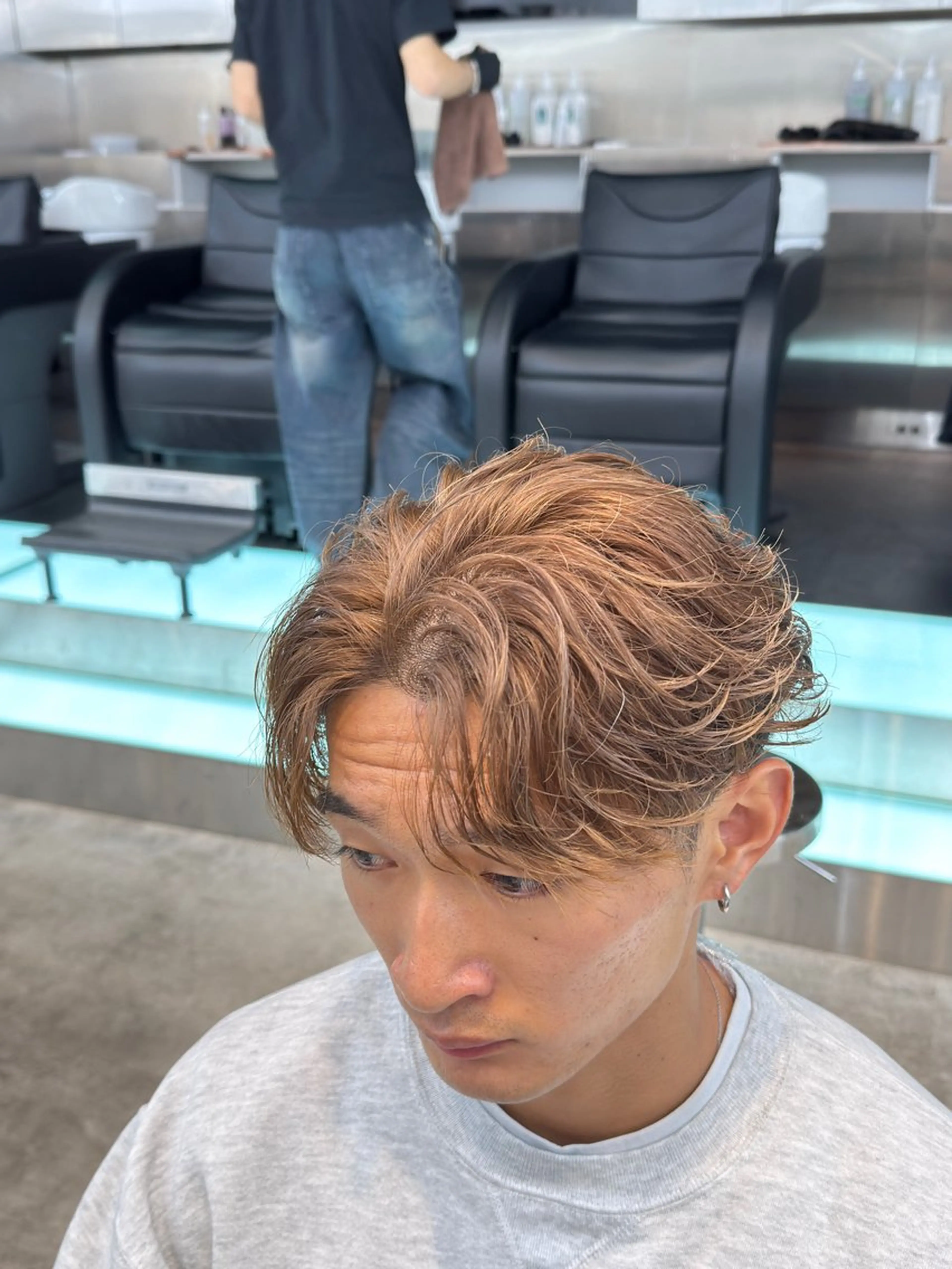 ショート カラー パーマ カット ヘアカラー パーマ fifth 児玉達哉 当日予約🙆のヘアスタイル