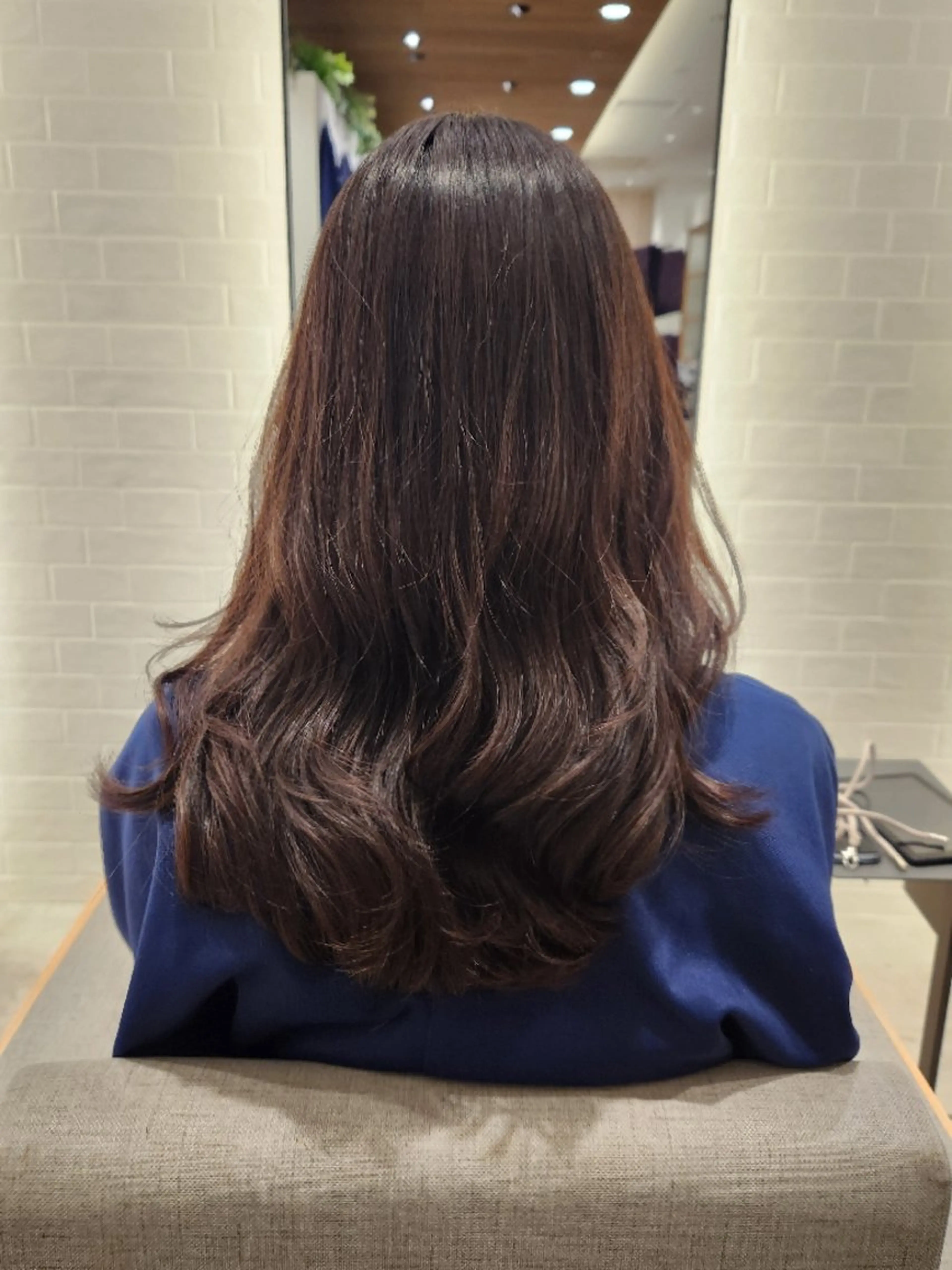 パーマ ロング パーマ 💜艶髪カラー💜 🎶富川美希🎶のヘアスタイル