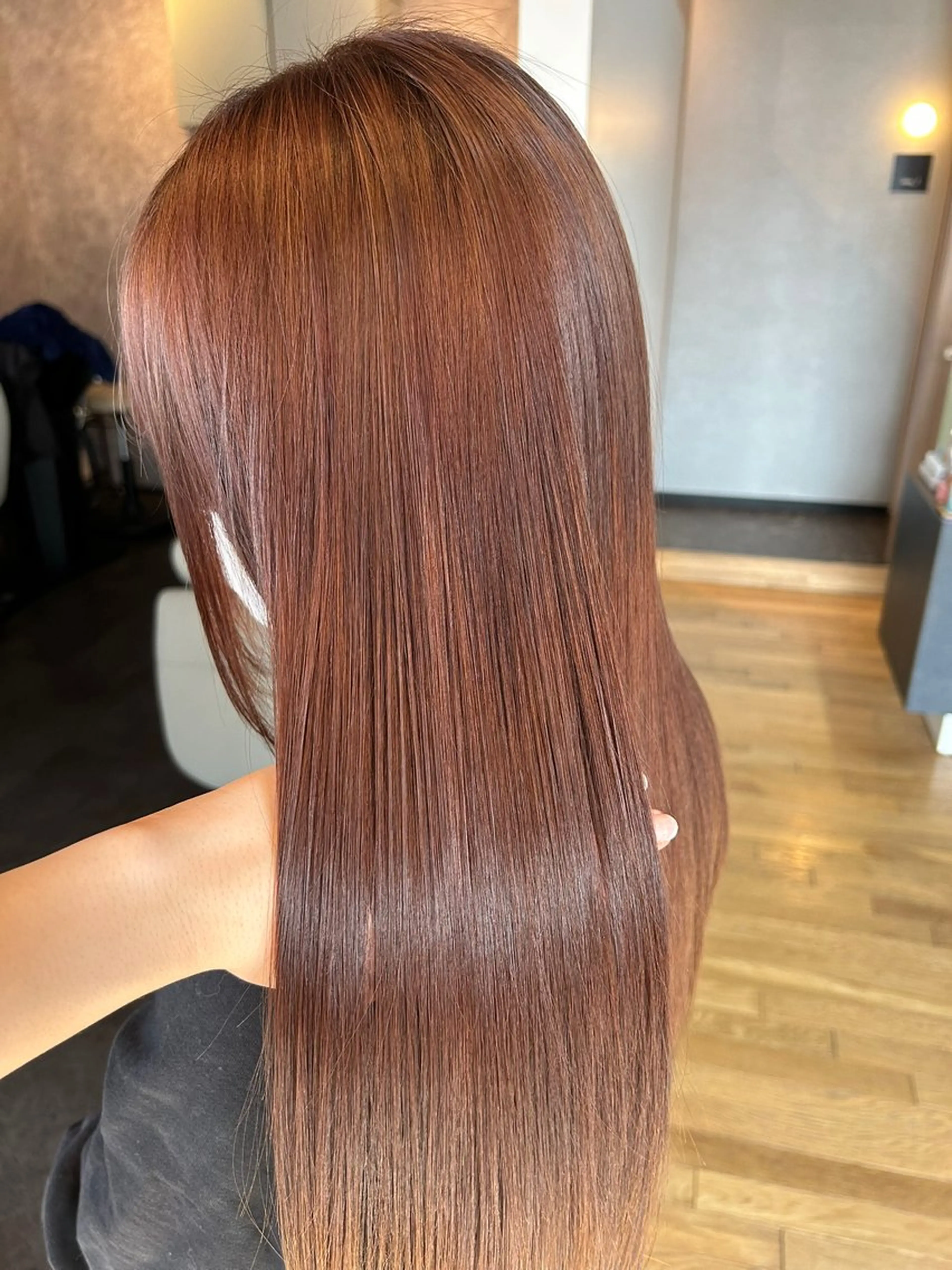 ロング ヘアカラー トリートメント レディース特化/ 前橋/よしかわあんみのヘアスタイル