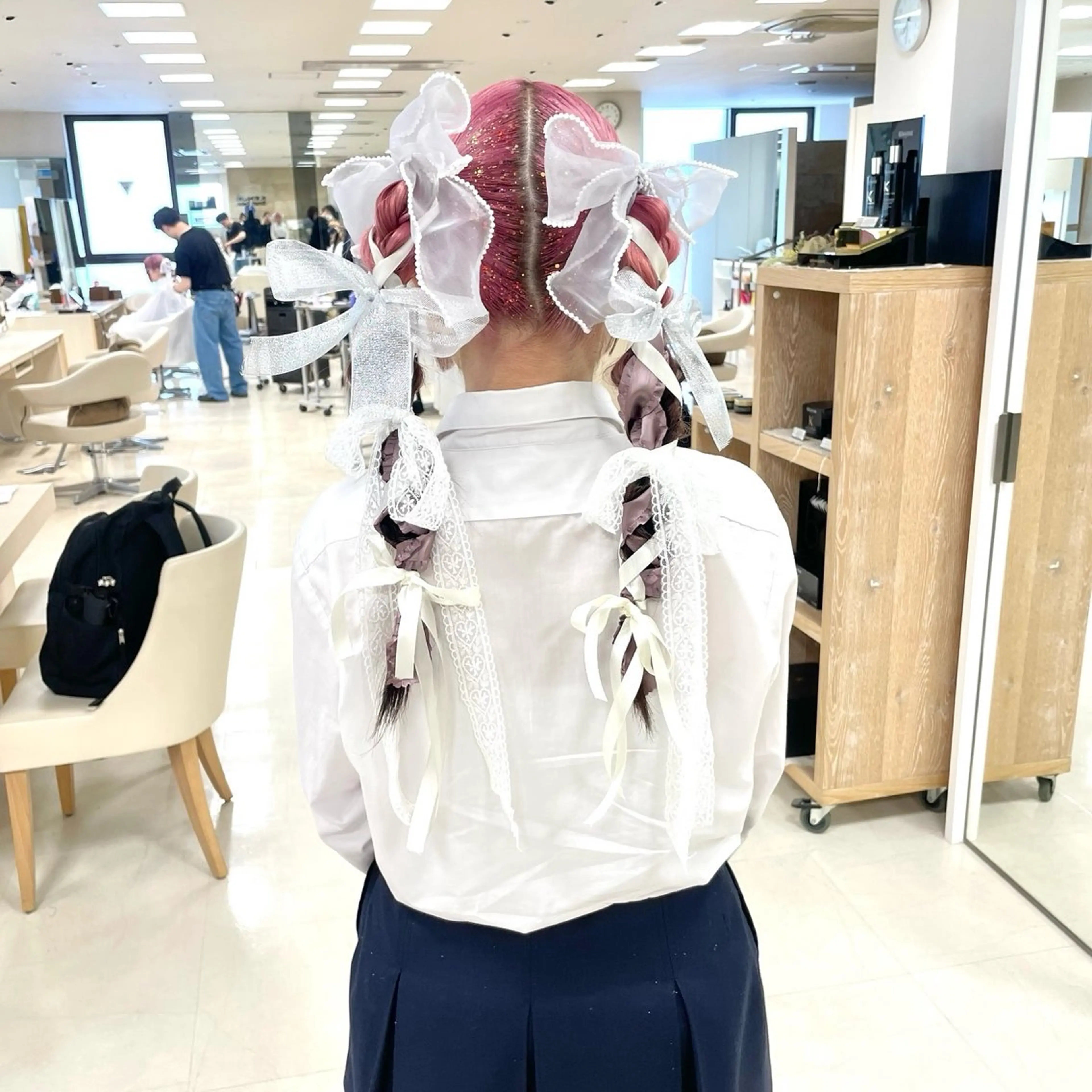 セミロング ヘアアレンジ 🍒KIKUCHI KANAE🍒のヘアスタイル