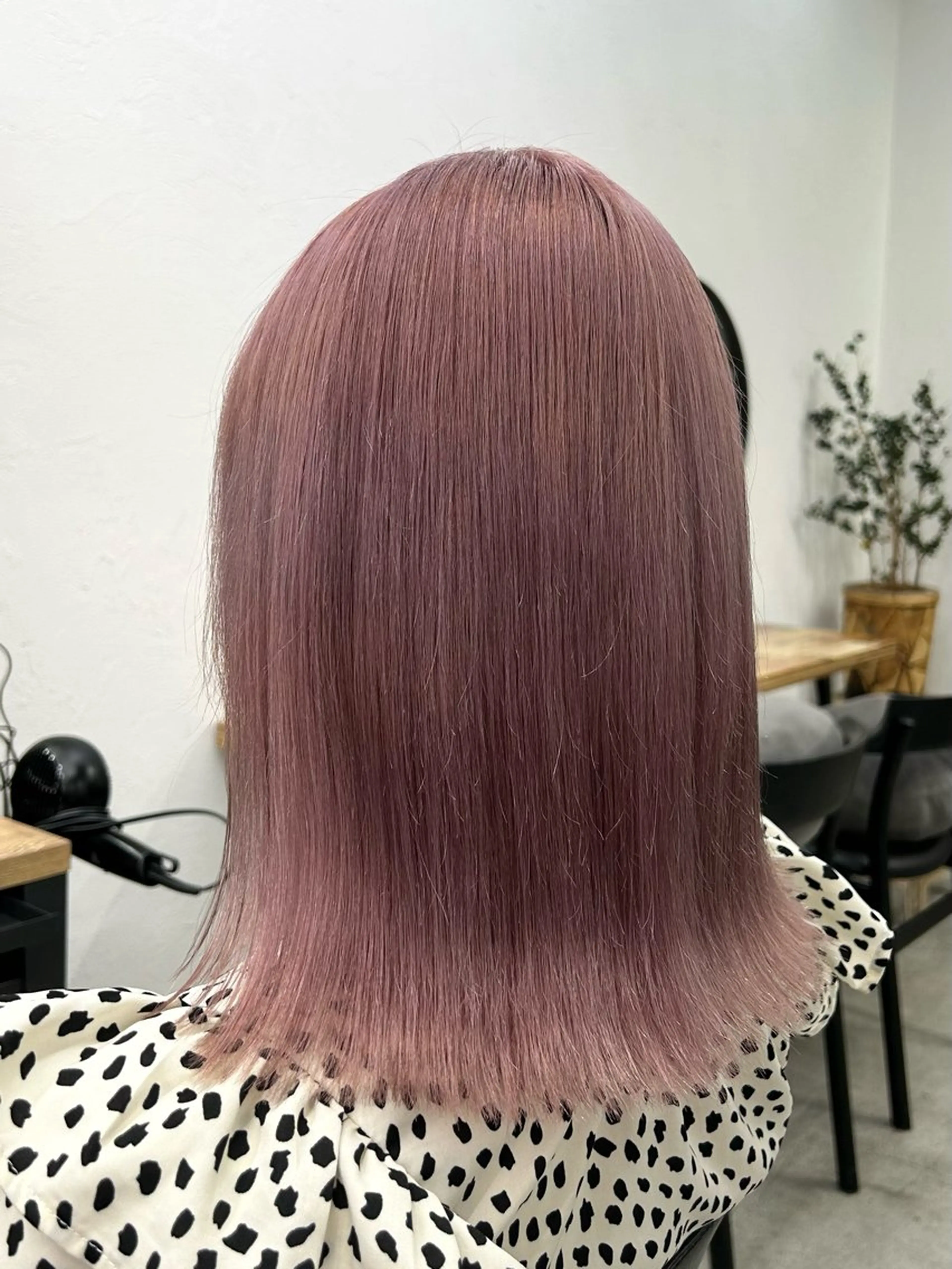 セミロング カラー ヘアカラー トリートメント 韓国/ハイトーン/ ボブ🎀MIKU🎀のヘアスタイル