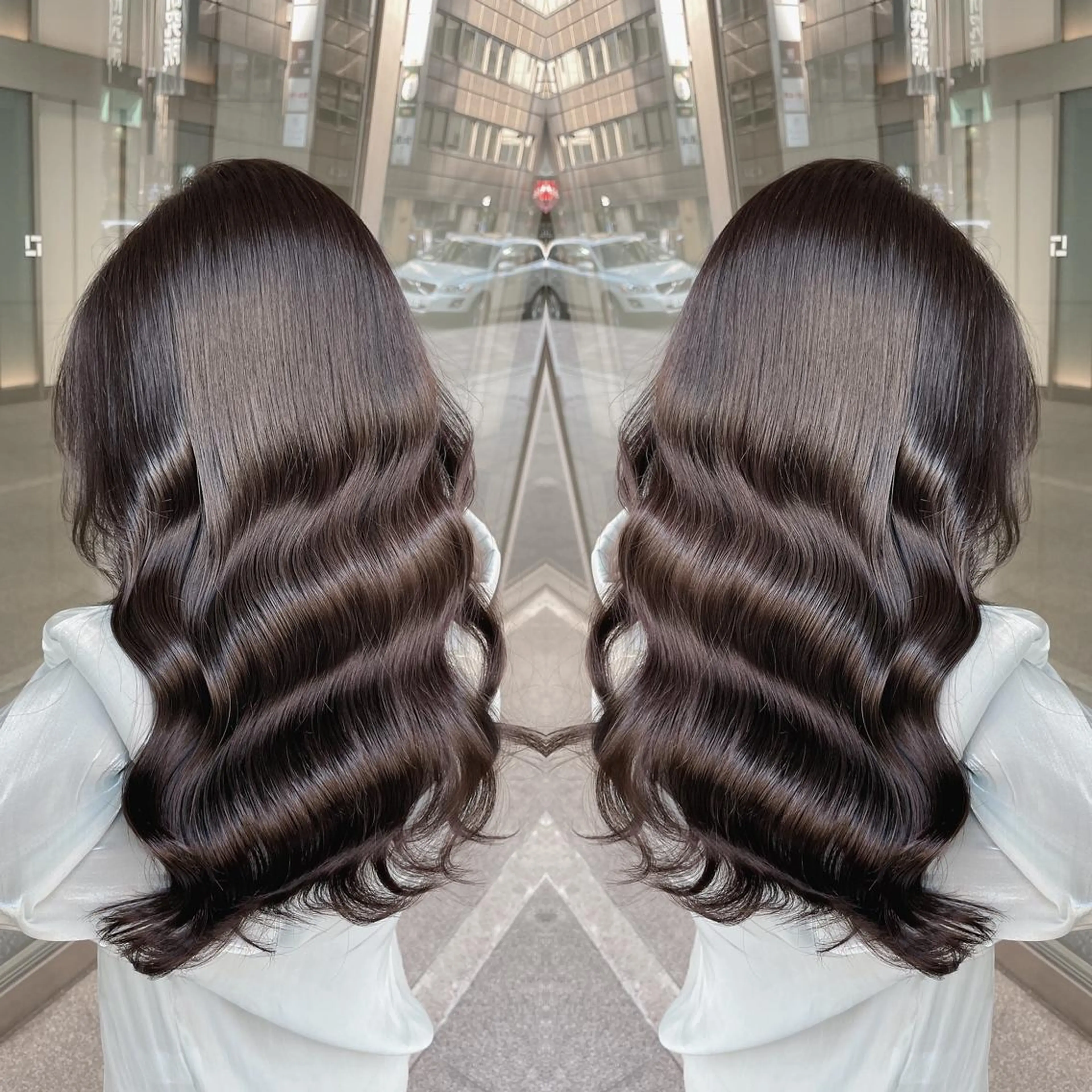 ロング カラー 美髪美容師 くぼた店長🫧のヘアスタイル