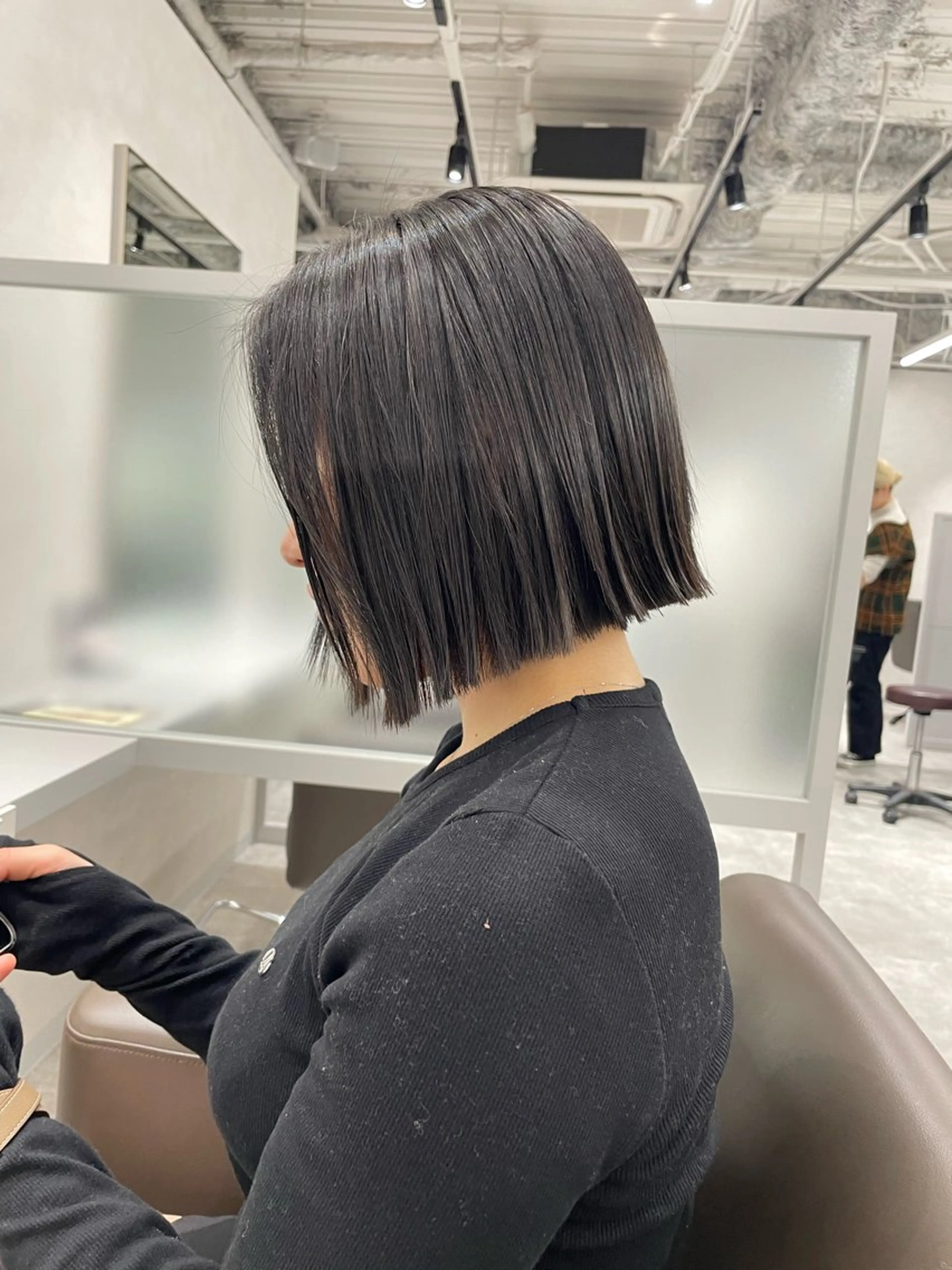 ミディアム 裕千/くびれヘア/ 韓国風ヘア/顔まわりのヘアスタイル