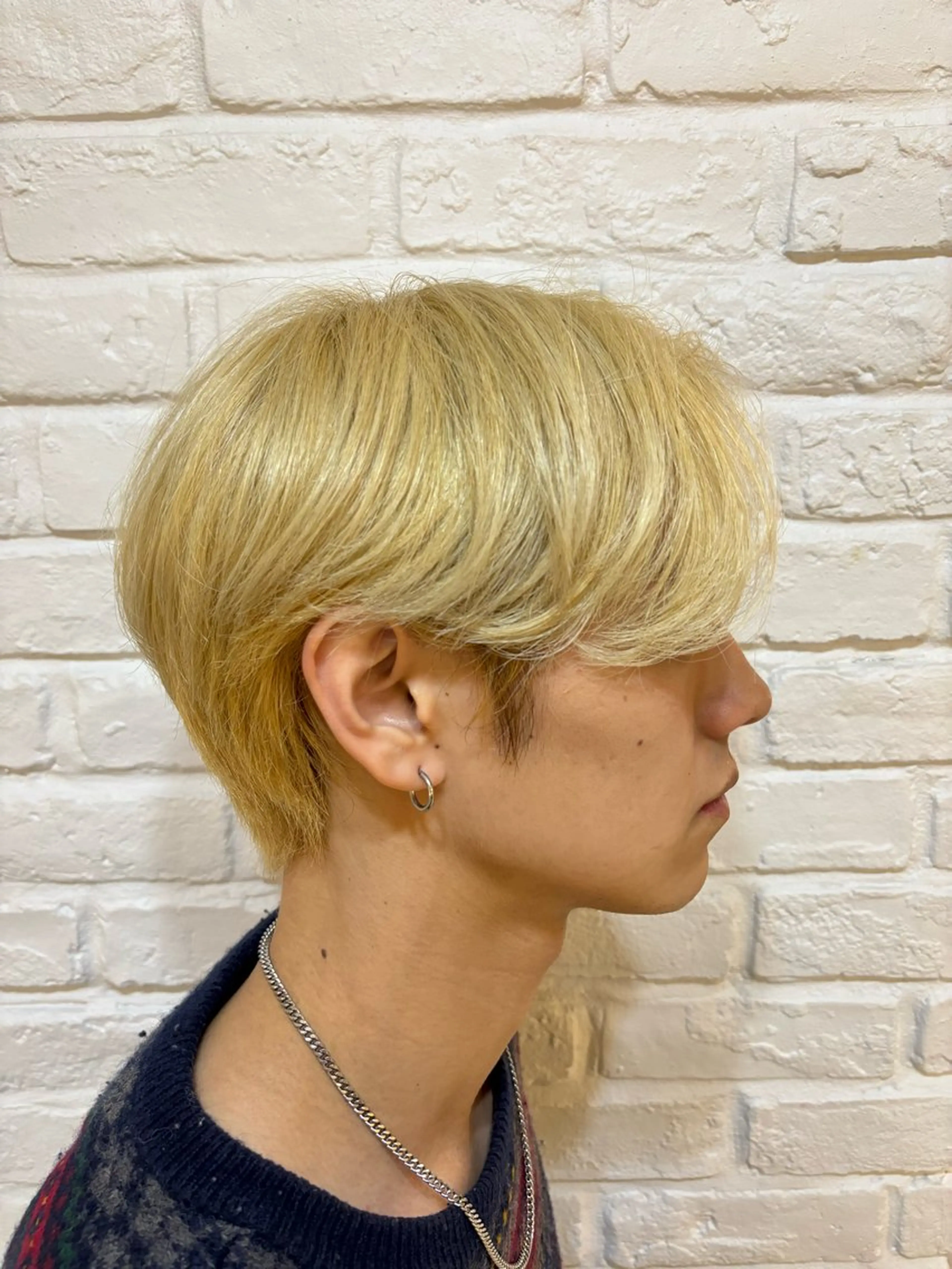 メンズ ヘアカラー ナチュラルカラー東城 利貴のヘアスタイル