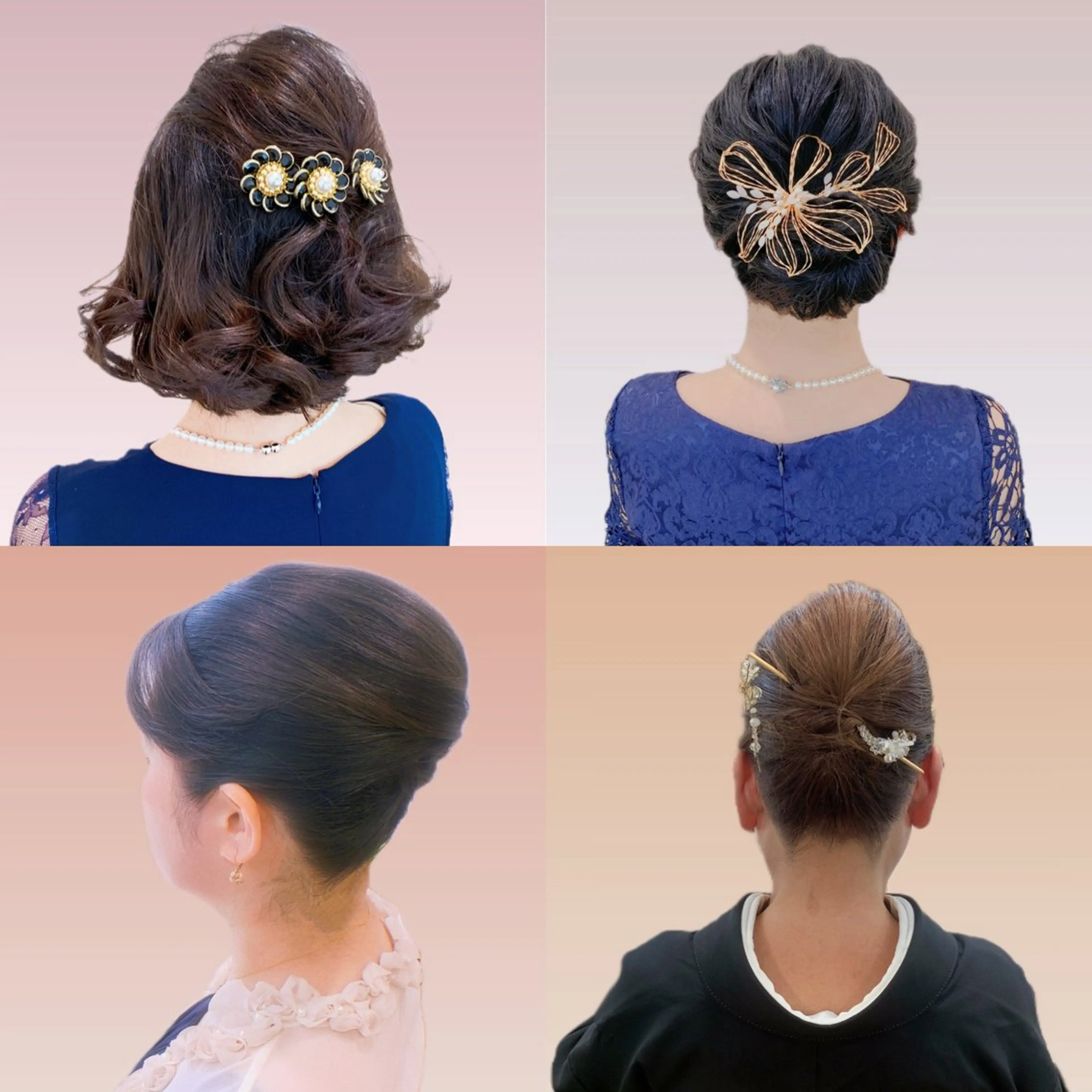 ヘアアレンジ ボブ ヘアセット Pivoine ヘアメイクピボワンヌのヘアスタイル