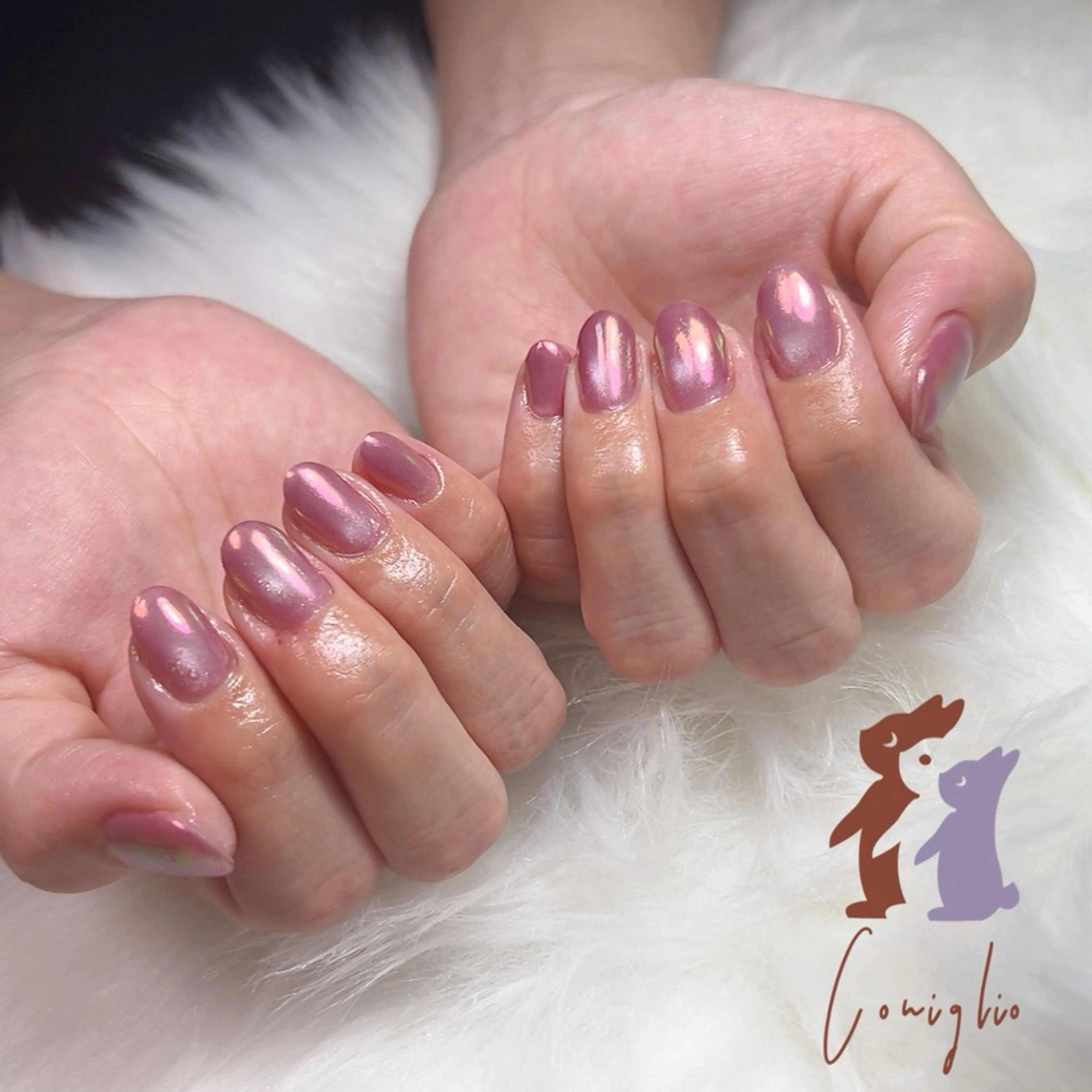 マグネットネイルorミラーネイル (オフあり)の写真