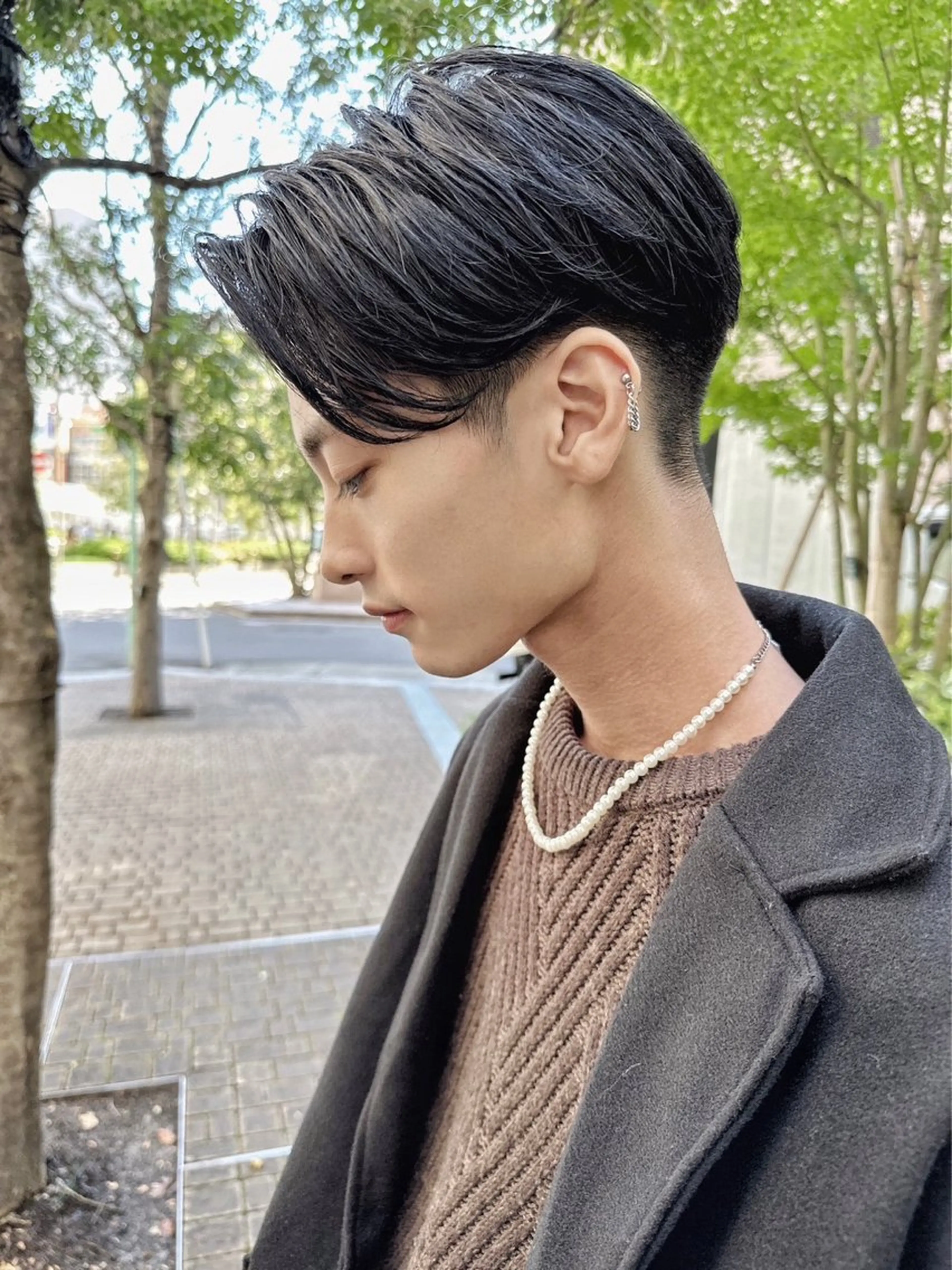 ミディアム メンズ カット パーマ トリートメント ヘアセット 亀井隆汰/メンズ専門 パーマ特化美容師のヘアスタイル