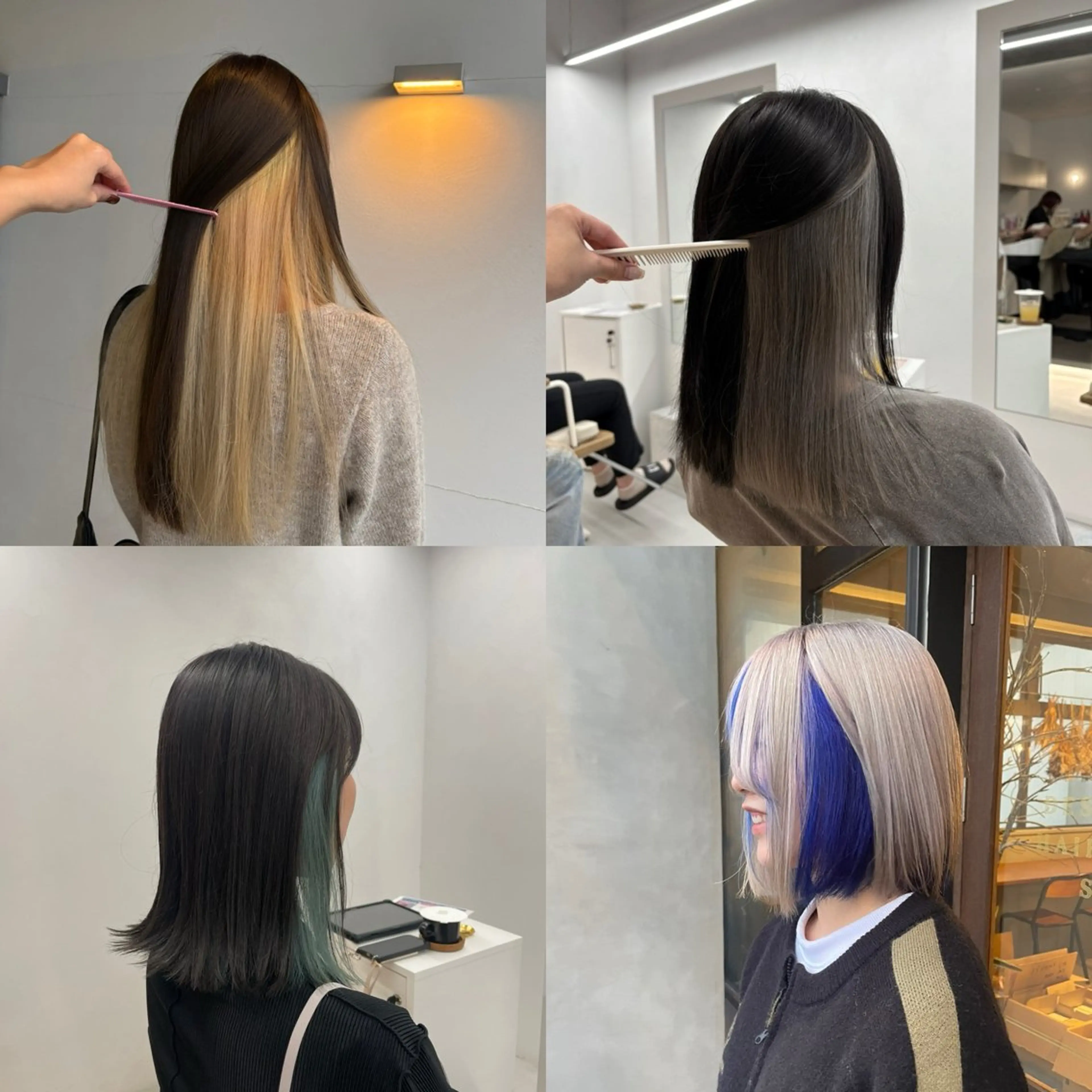 カラー カット ヘアカラー トリートメント 透明感/艶髪カラー/ 韓国/rinaのヘアスタイル