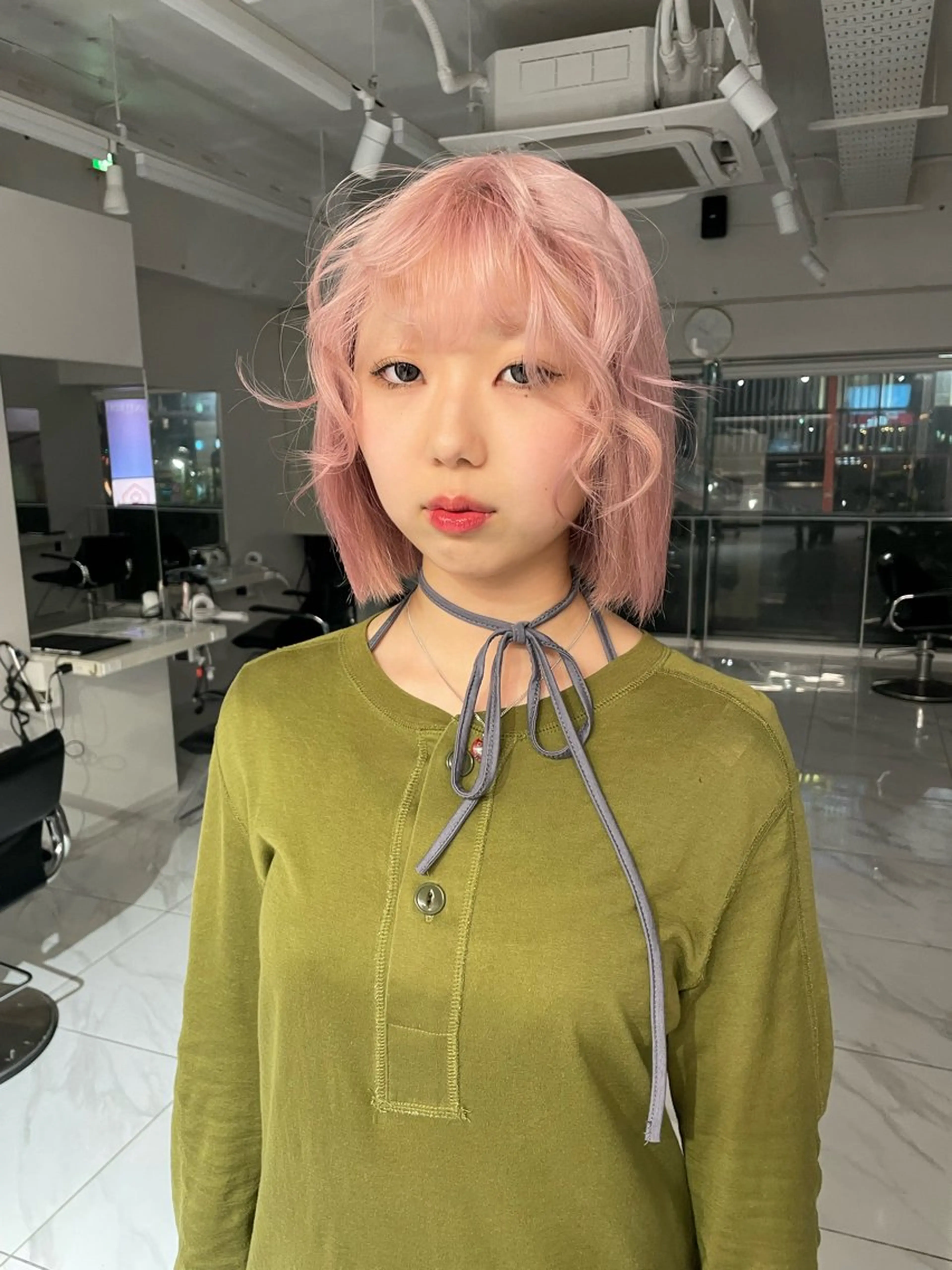 ♡ピンクカラー限定♡ブリーチリタッチ＋カラーの写真