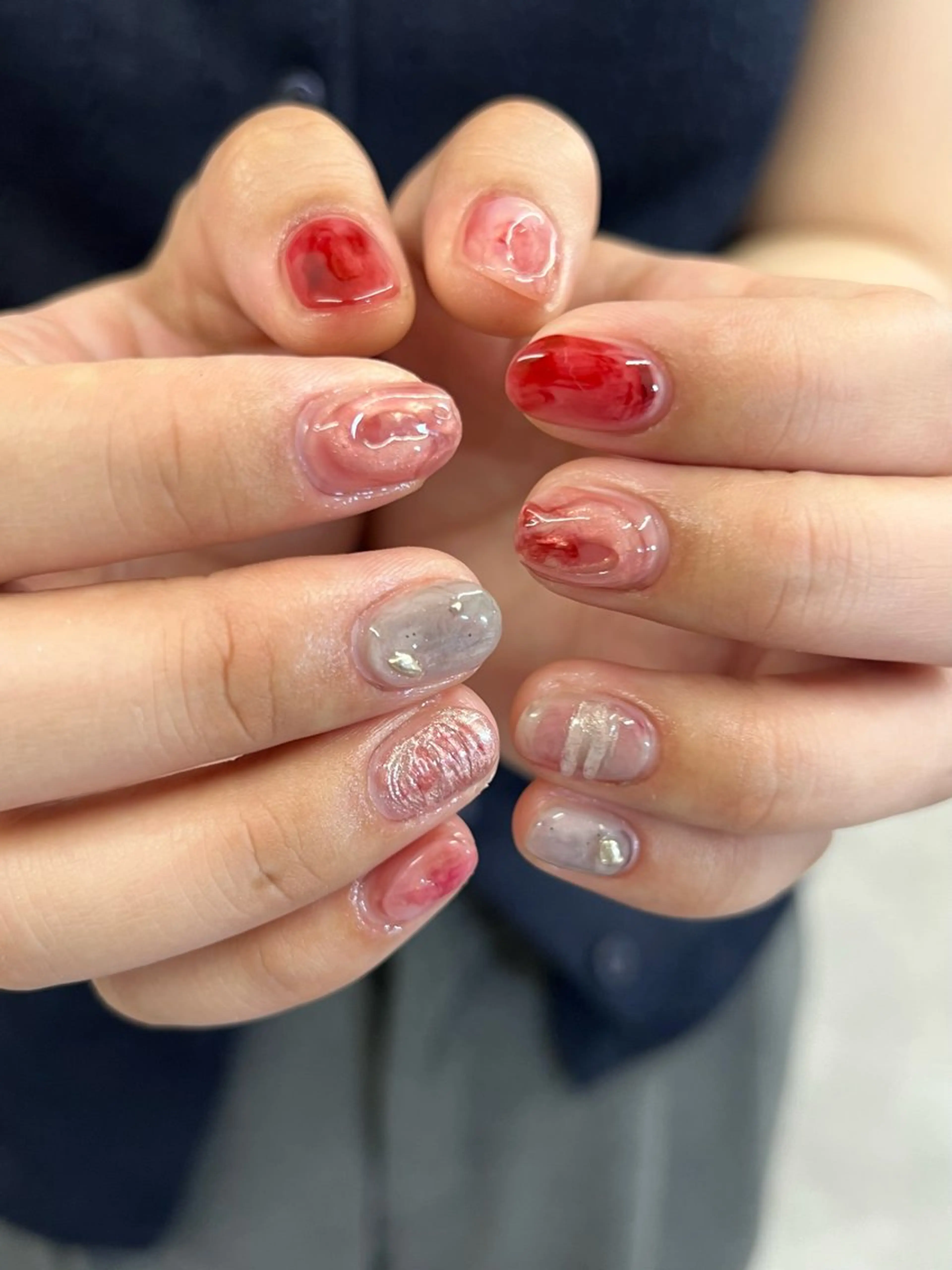 ネイル ジェルネイル マグネットネイル ニュアンスネイル パラジェル ぷっくりネイル ハンドネイル ハンドケア Bana_ Nailのその他イメージ