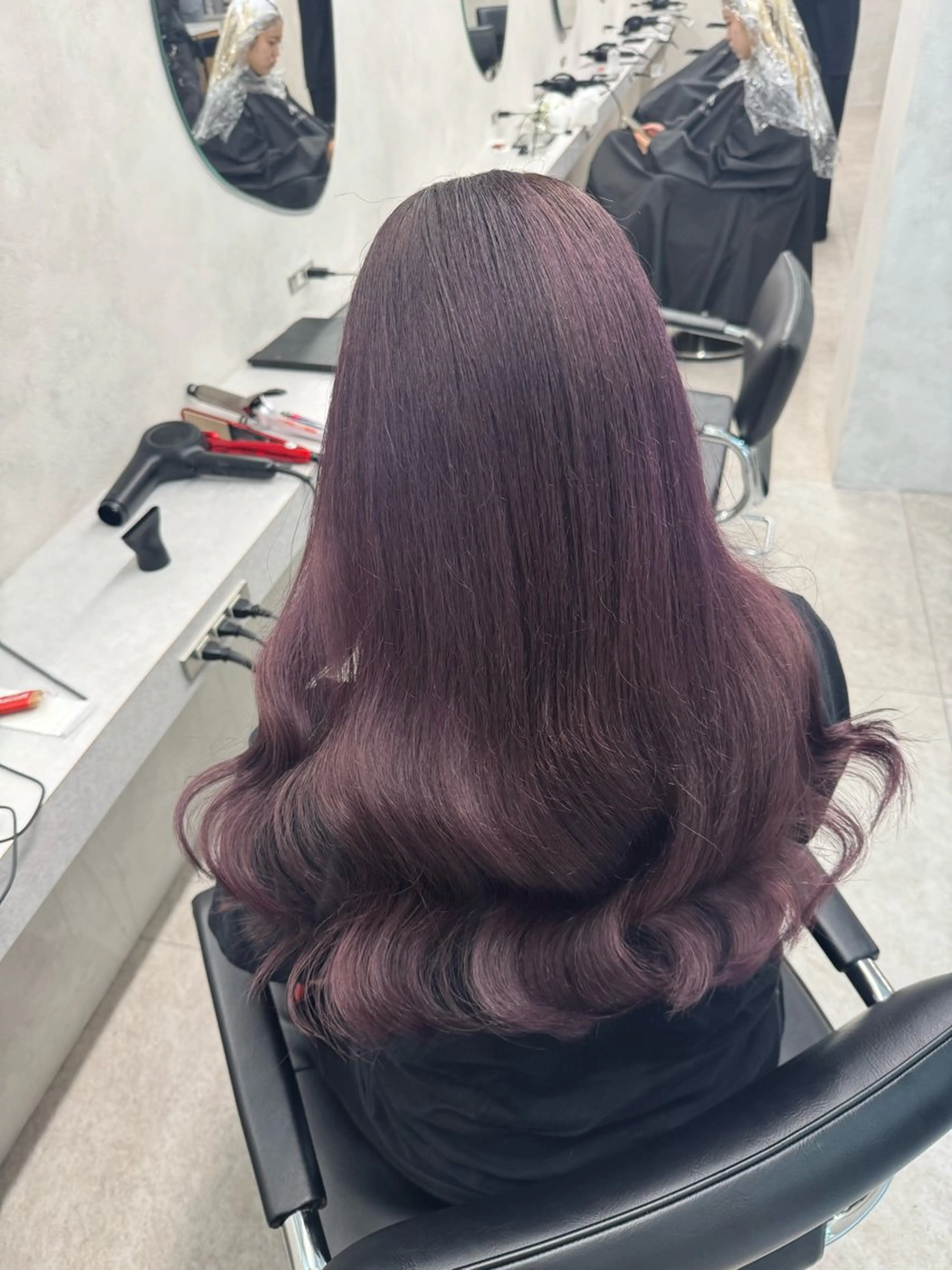 ロング カラー 🌟YUYA/寒色/ エクステ/ハイトーンのヘアスタイル