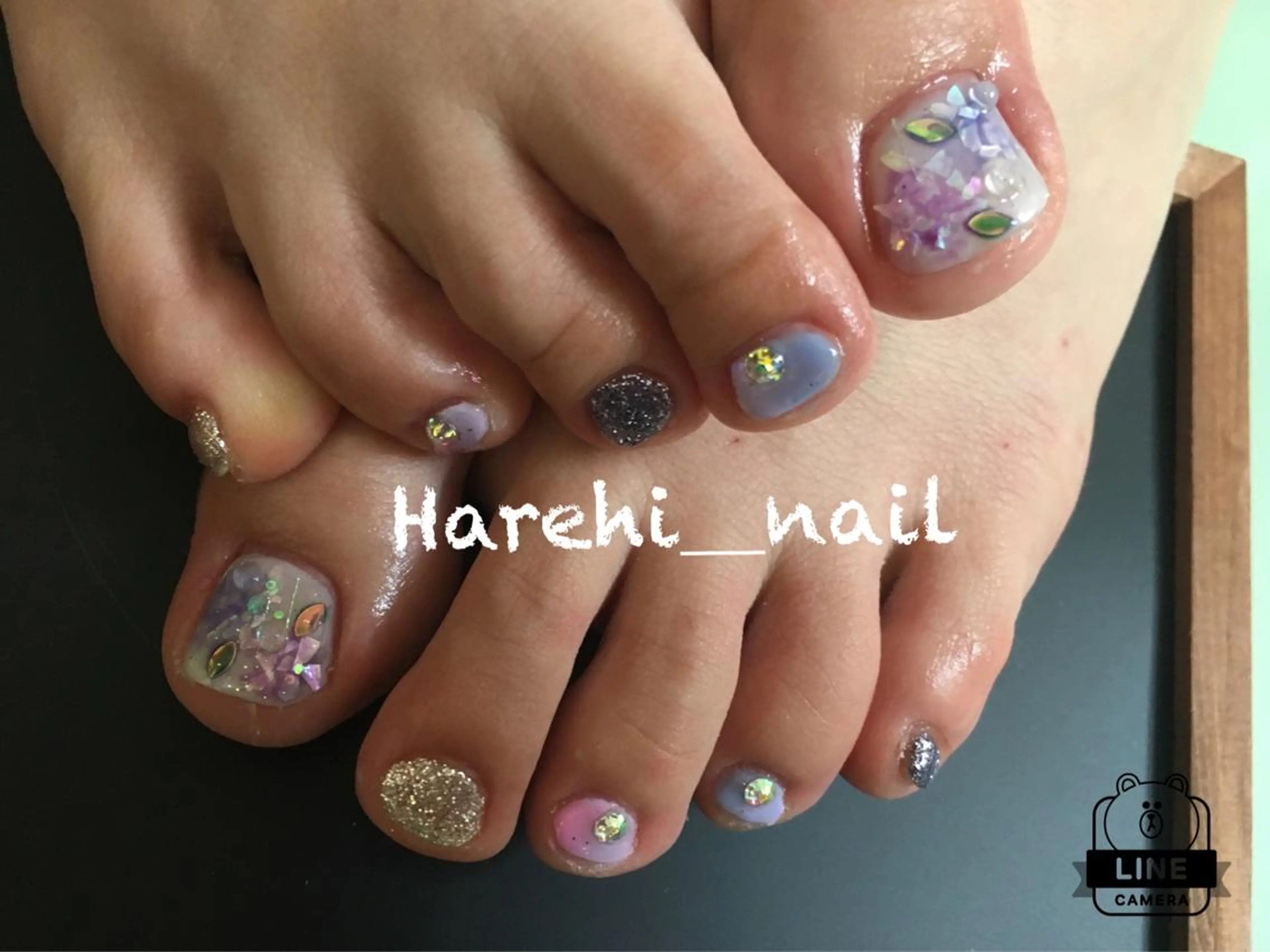 ネイル アートネイル フットネイル Harehi_ nailのネイルデザイン