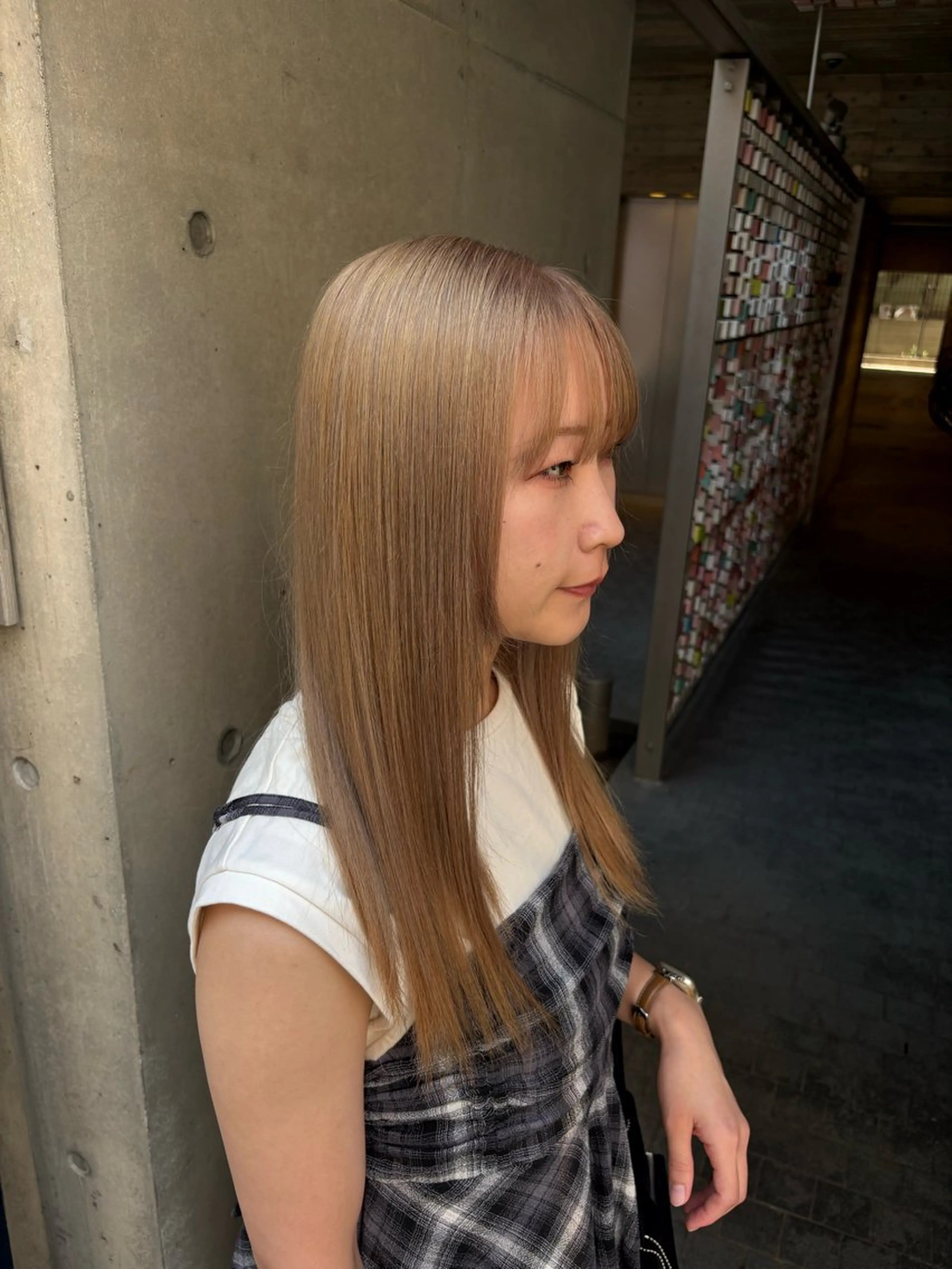 セミロング ヘアカラー 【ボブ.髪質改善. カラー】midoのヘアスタイル