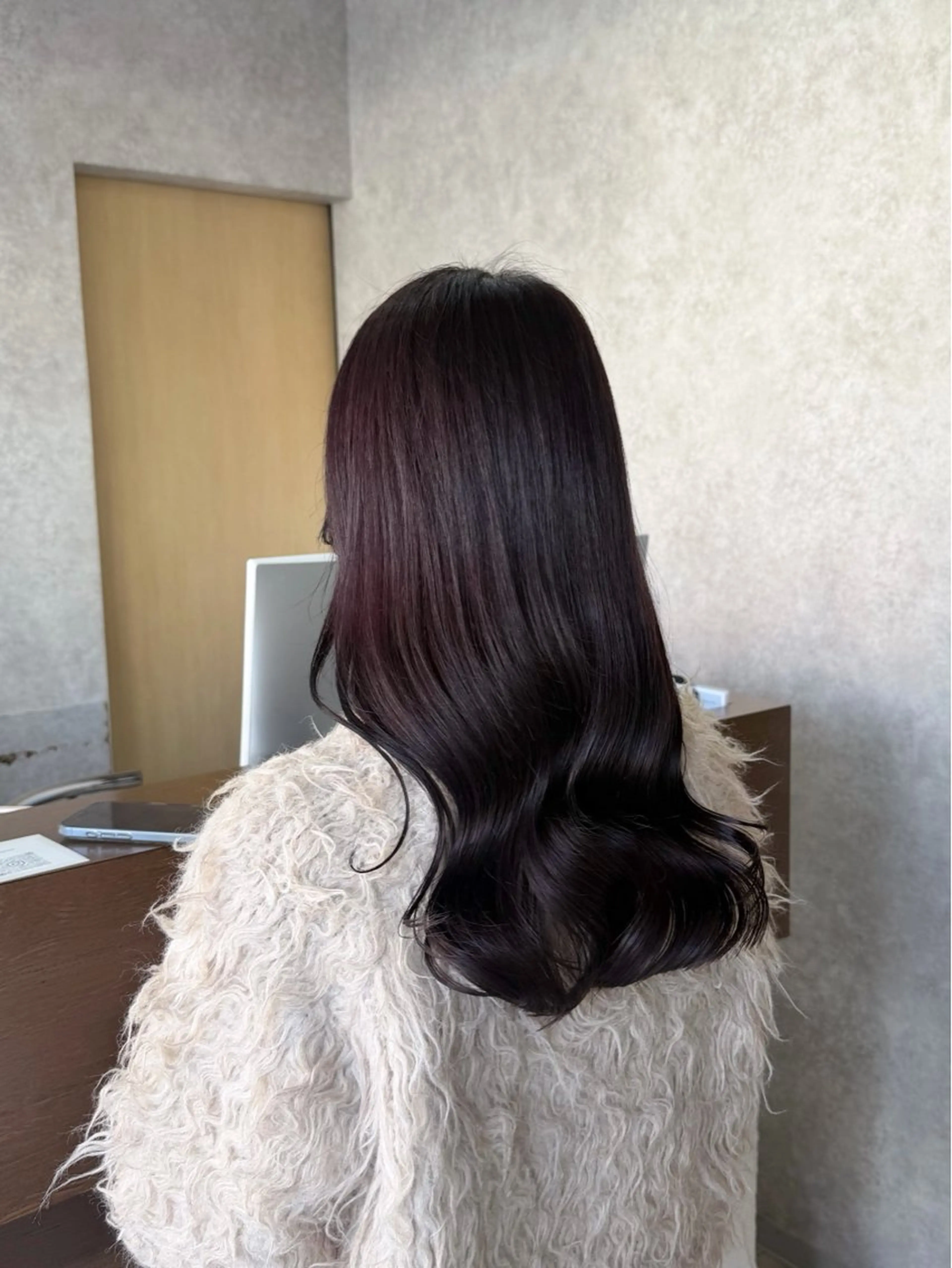 セミロング カット ヘアカラー トリートメント 村田梨乃/ minim hairのヘアスタイル