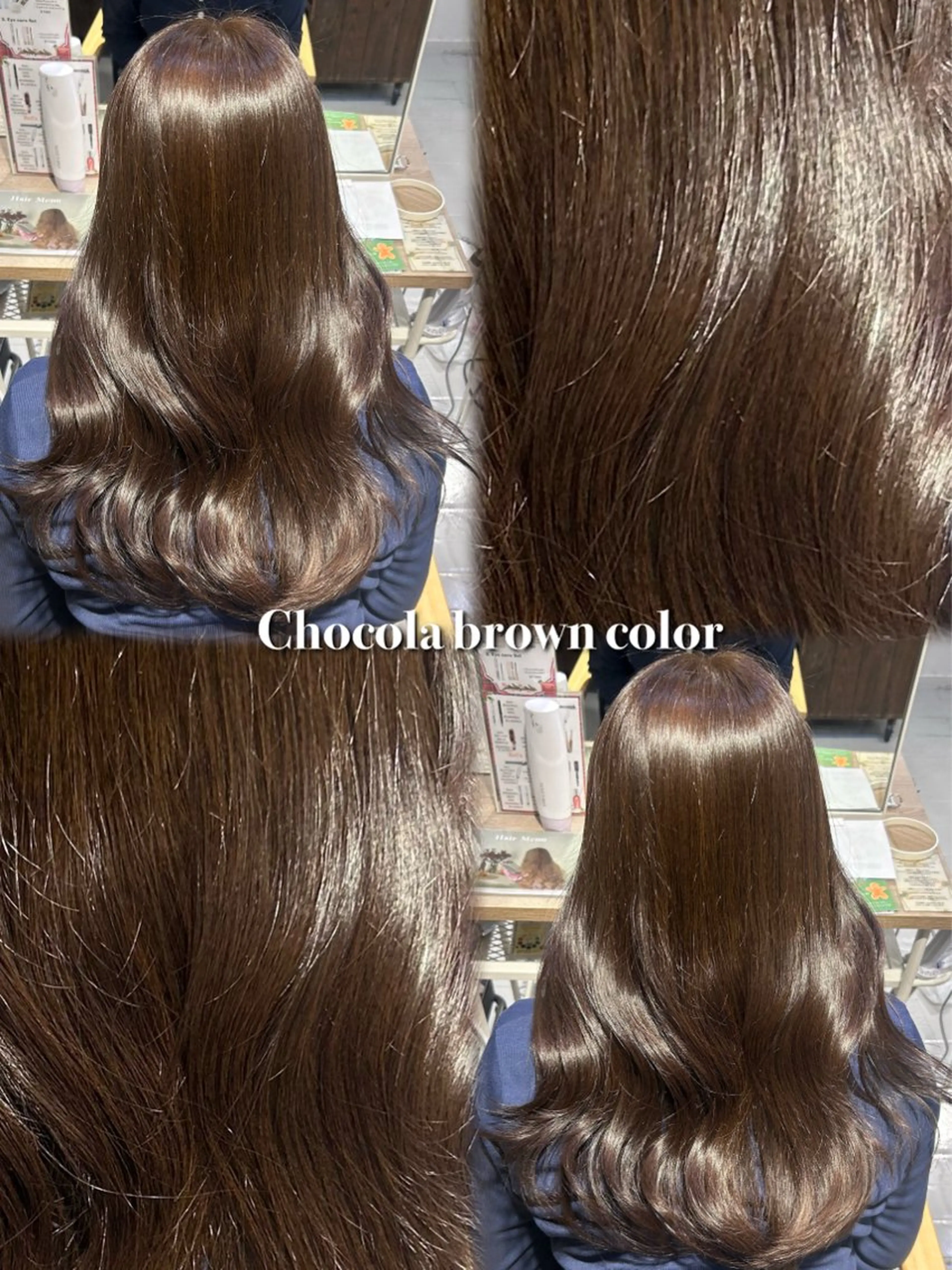 ロング カット ヘアカラー トリートメント 韓国ヘア ‎⟡.·KANA🐥のヘアスタイル