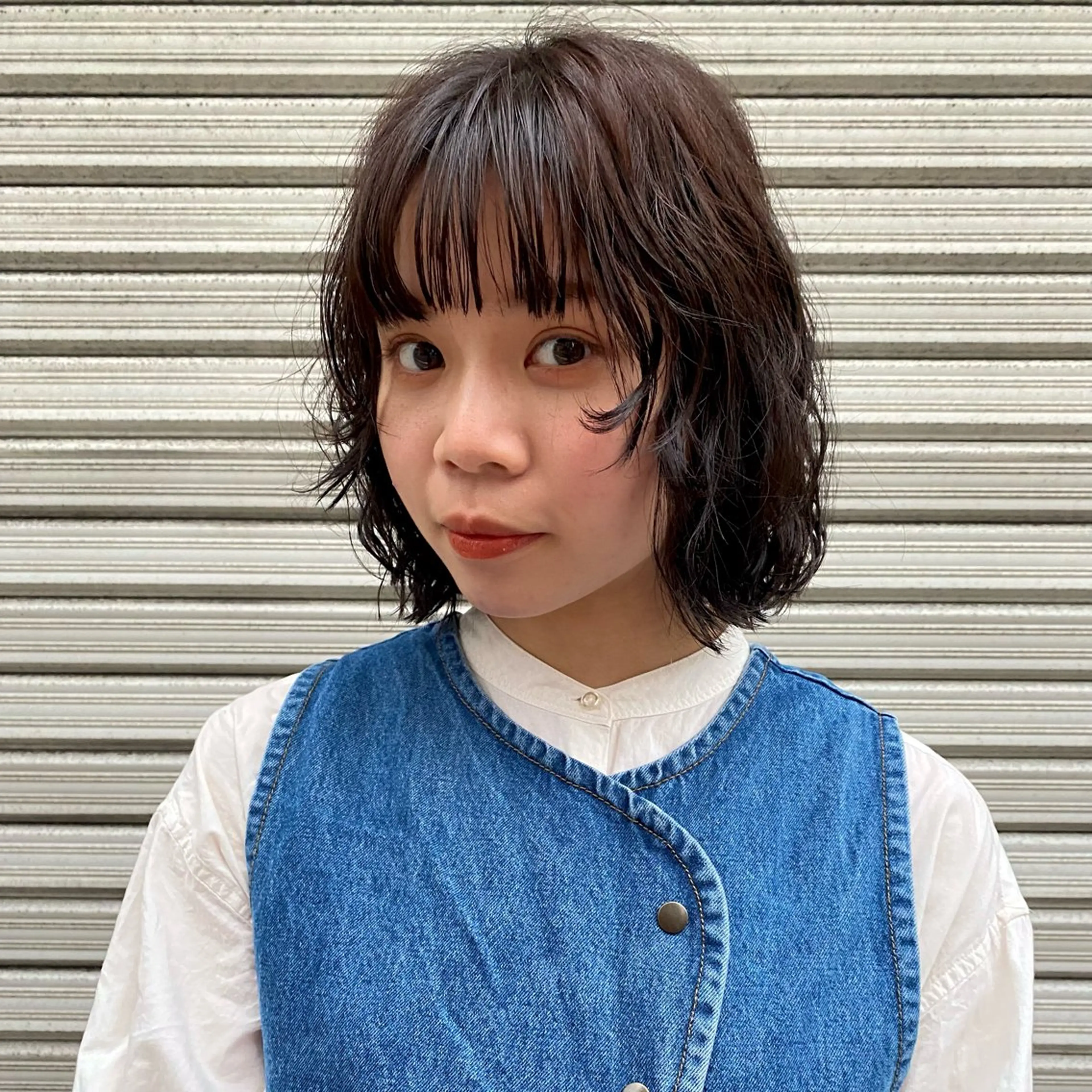 ショート カラー パーマ カット ヘアカラー トリートメント Lilu しずくのヘアスタイル