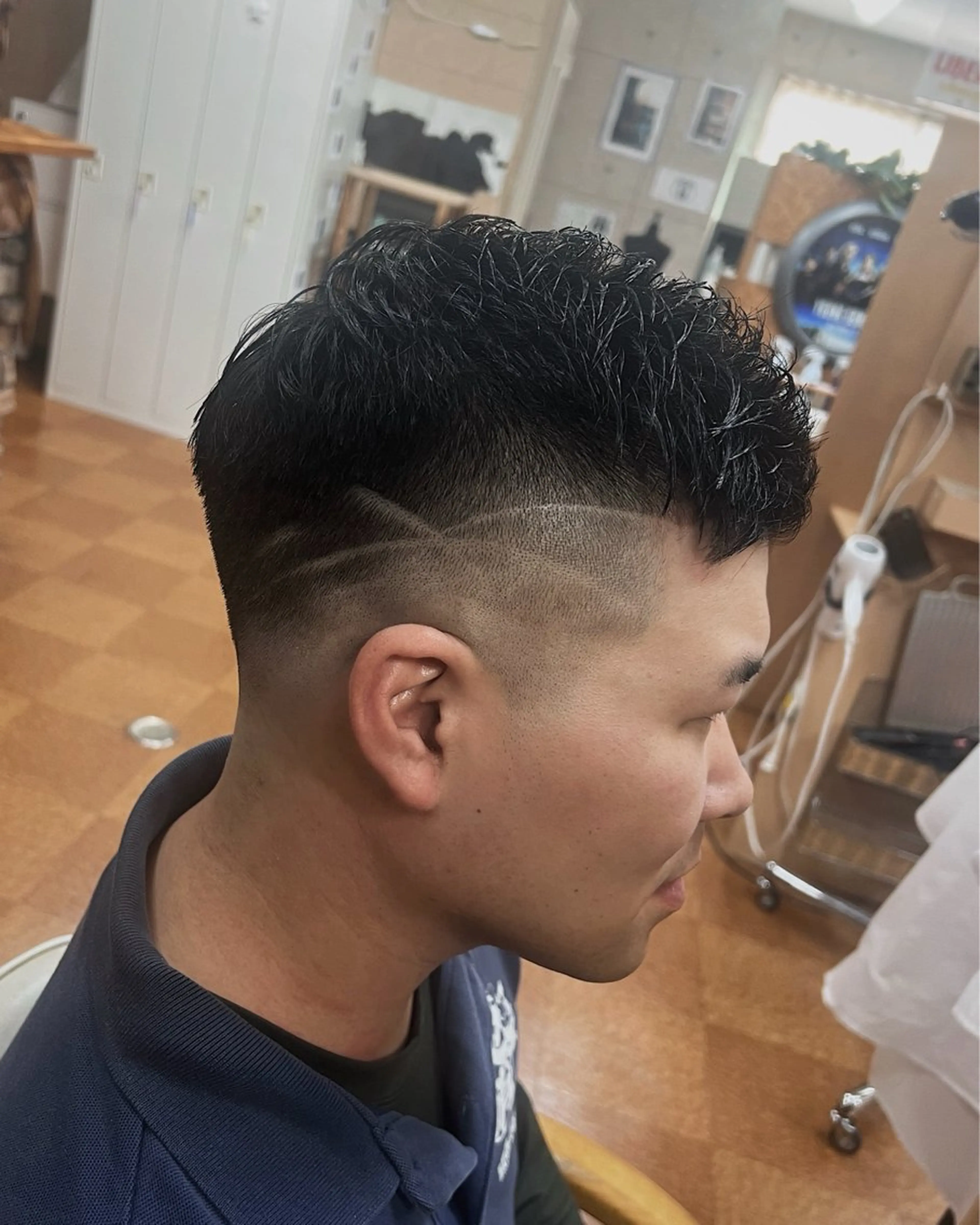 メンズ フェードカット カット ヘッドスパ リバティークルー初石店所属・ボブ/レイヤー/美髪 矯正/澁谷礼一のヘアスタイル