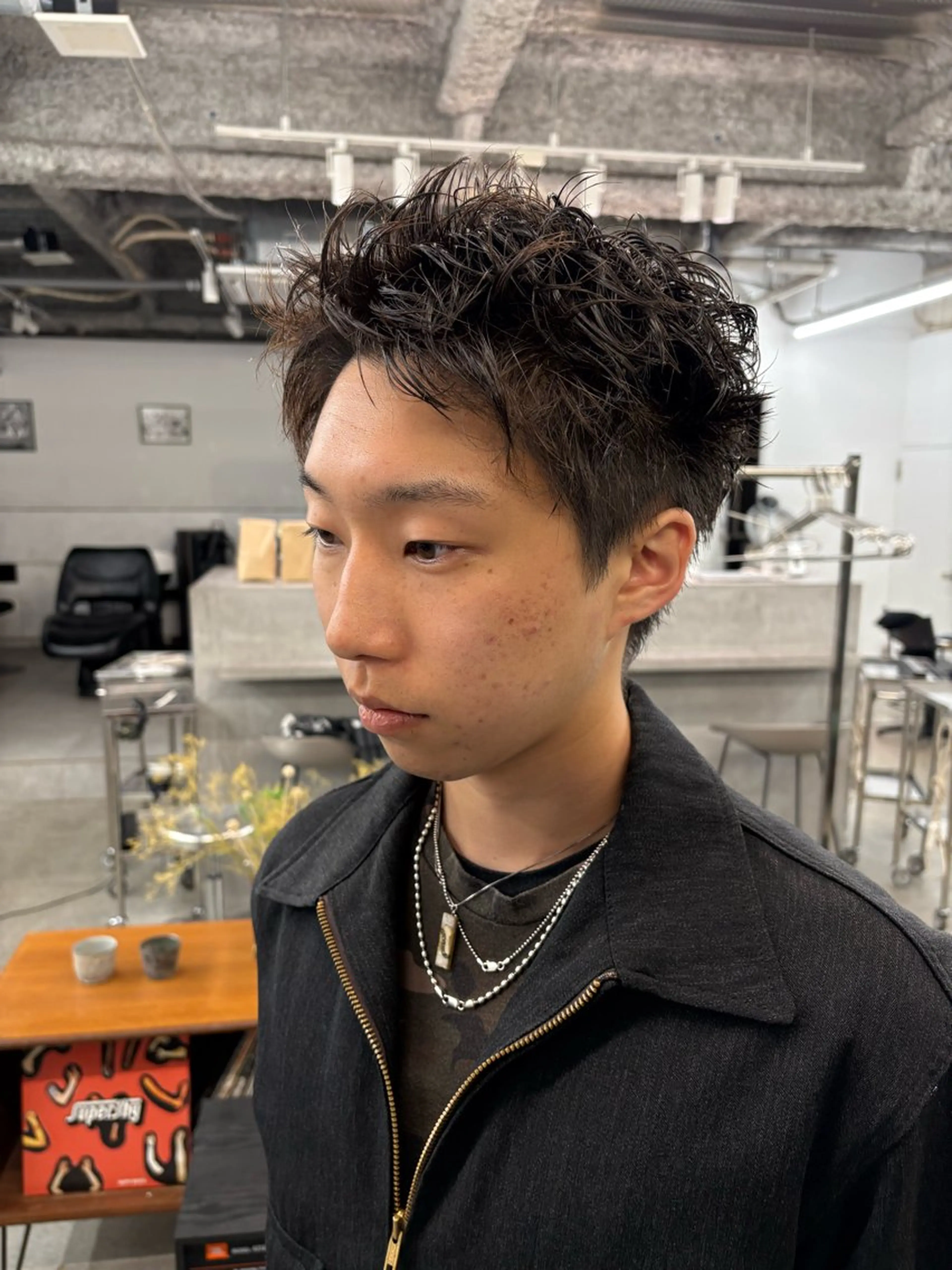 ショート ボブ レイヤーカット ショートヘア ウルフカット カット 【お洒落パーマ】 Elme　肥塚康汰郎のヘアスタイル