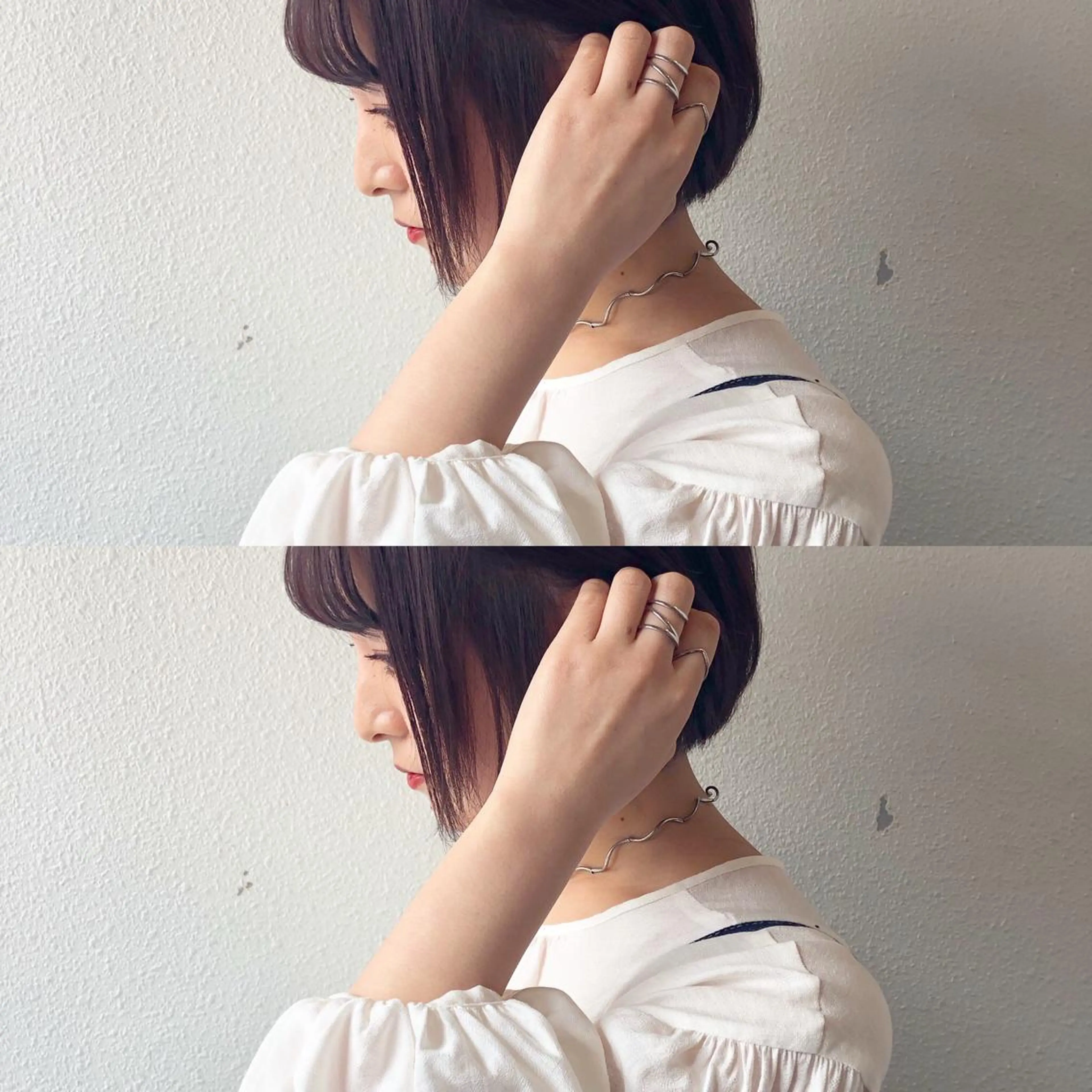 ショート カラー ブリーチ ディープラベンダー ラベンダーカラー ブリーチなしカラー しゅうさん🍝 麻田秀太郎のヘアスタイル