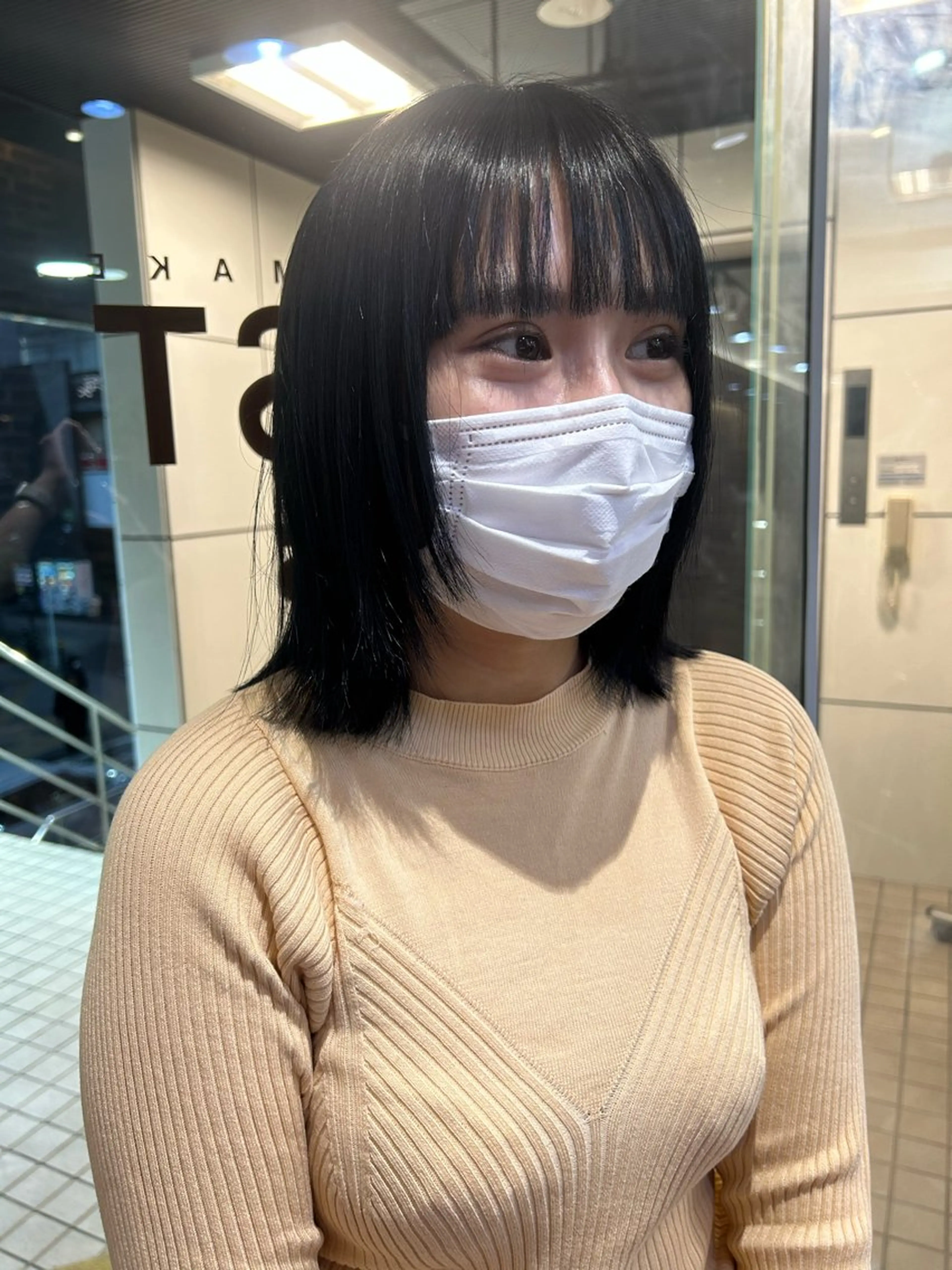 ミディアム 韓国風カラー 学生 髪質改善 韓国風ヘア トリートメント メンズスタイル Hitomi🐶のヘアスタイル