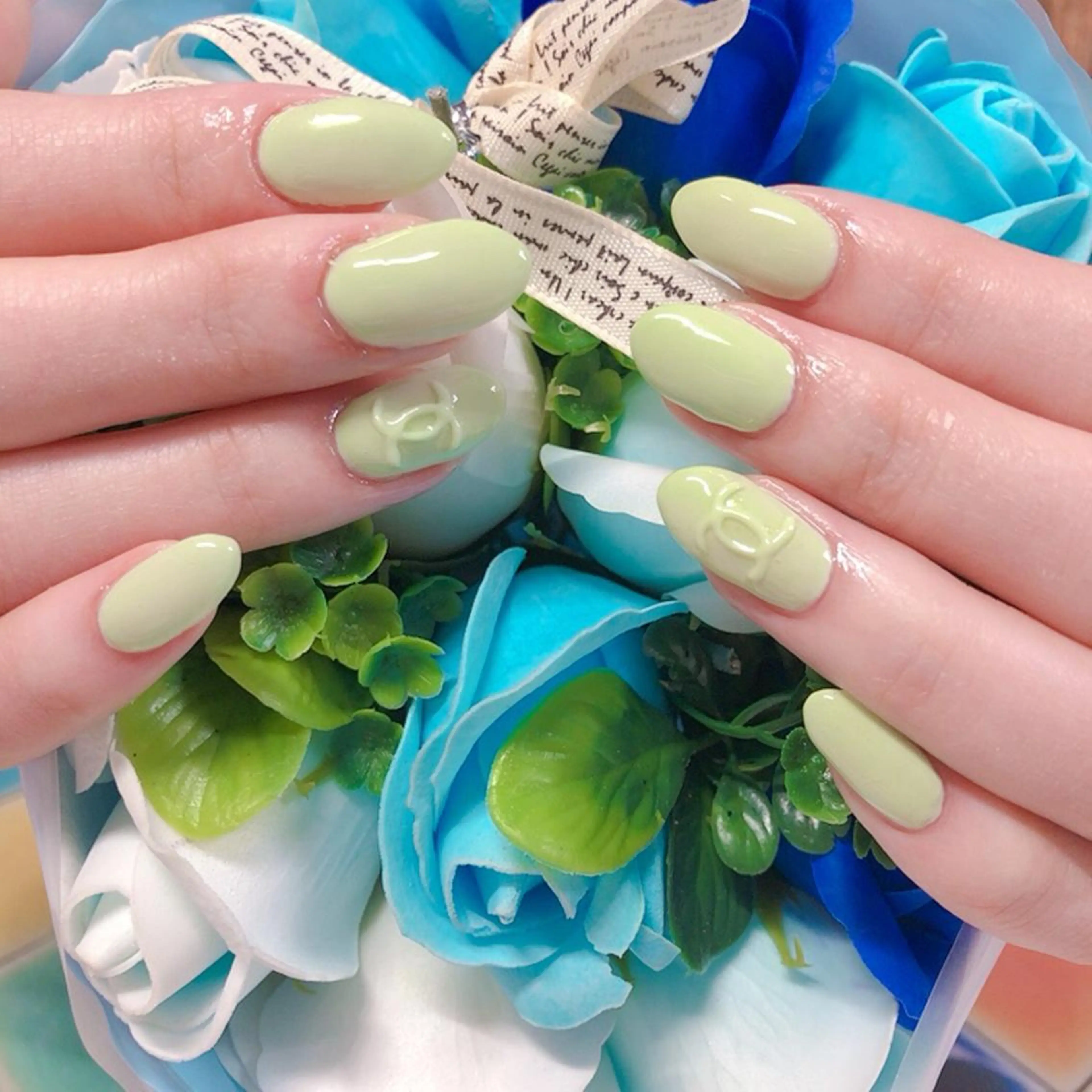 ネイル ワンカラーネイル 奥園 良恵のネイルデザイン