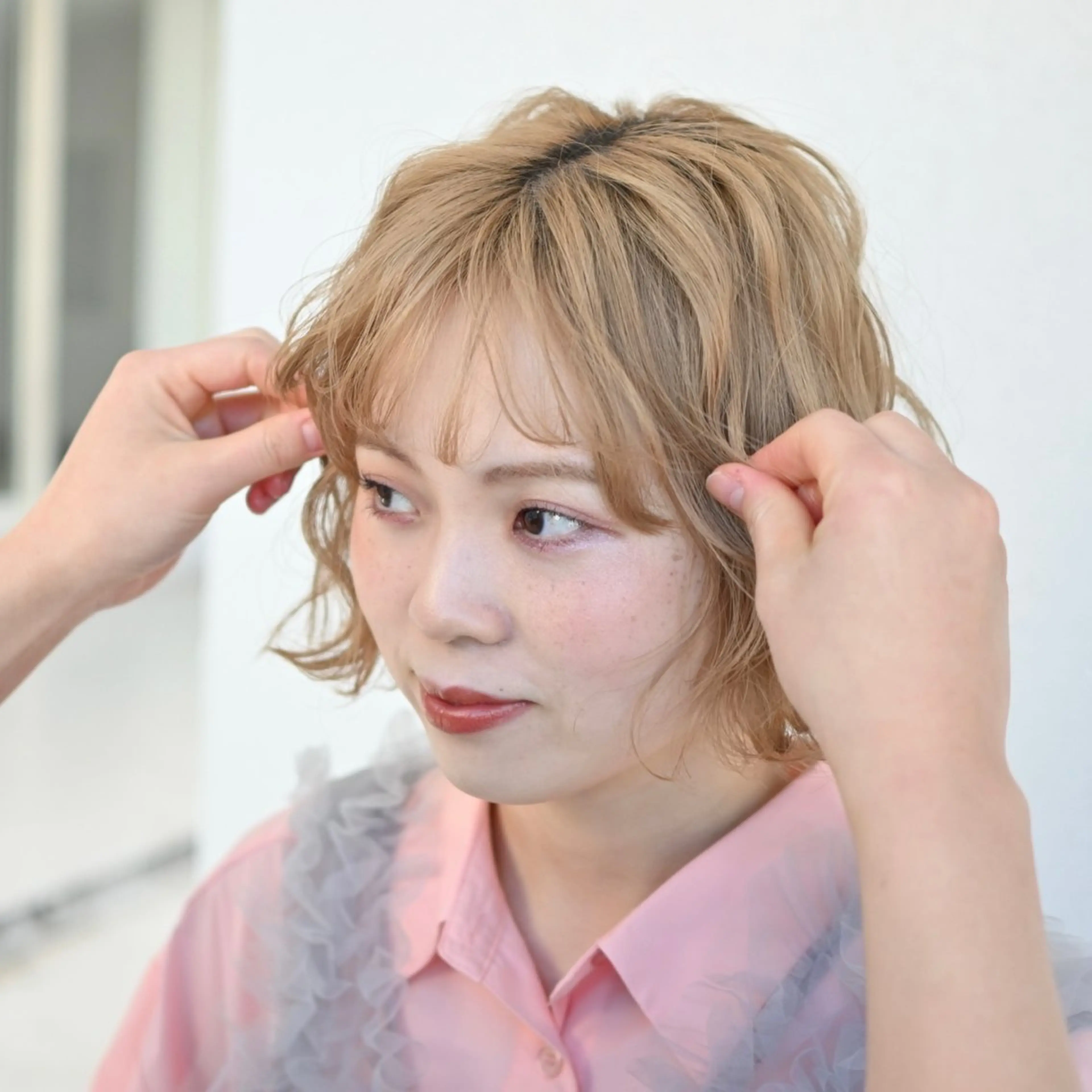 ショート 峯田 優花のヘアスタイル