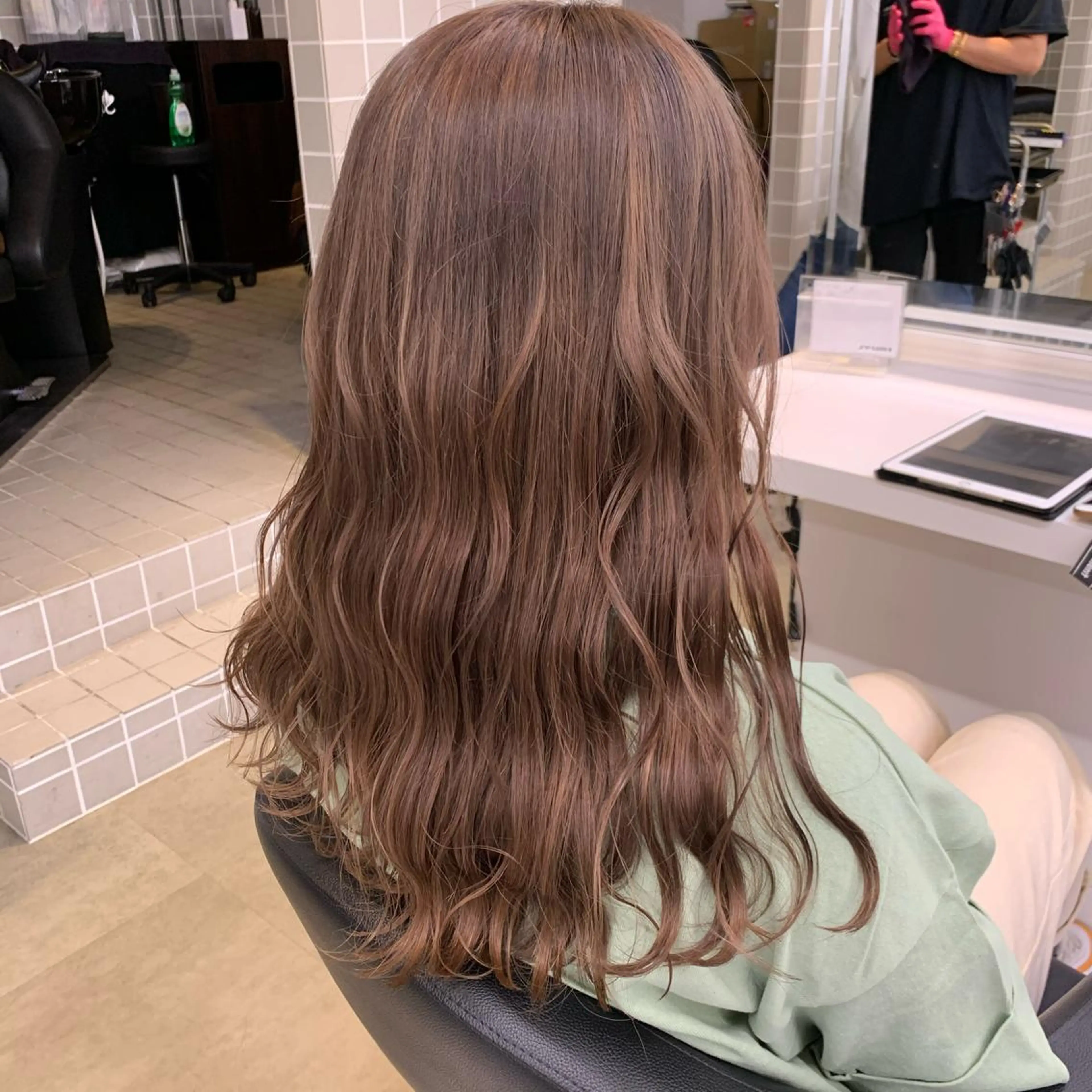 ロング カラー パーマ ヘアアレンジ メンズ neon hair所属・🩵 JURI🩵のヘアスタイル