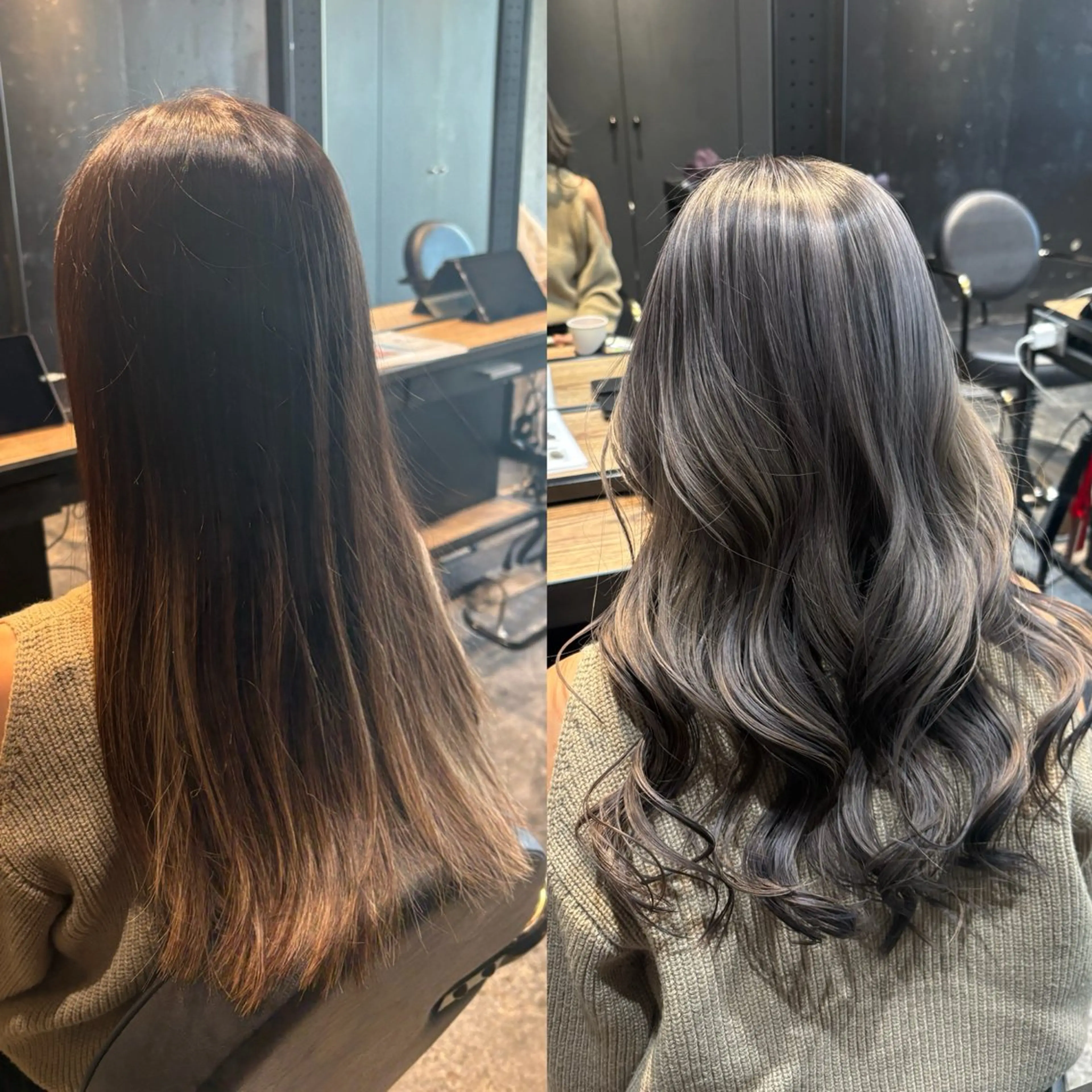 セミロング レイヤーカット ヘアカラー トリートメント ENORE所属・【✨艶髪矯正✨】 MINAMIのヘアスタイル