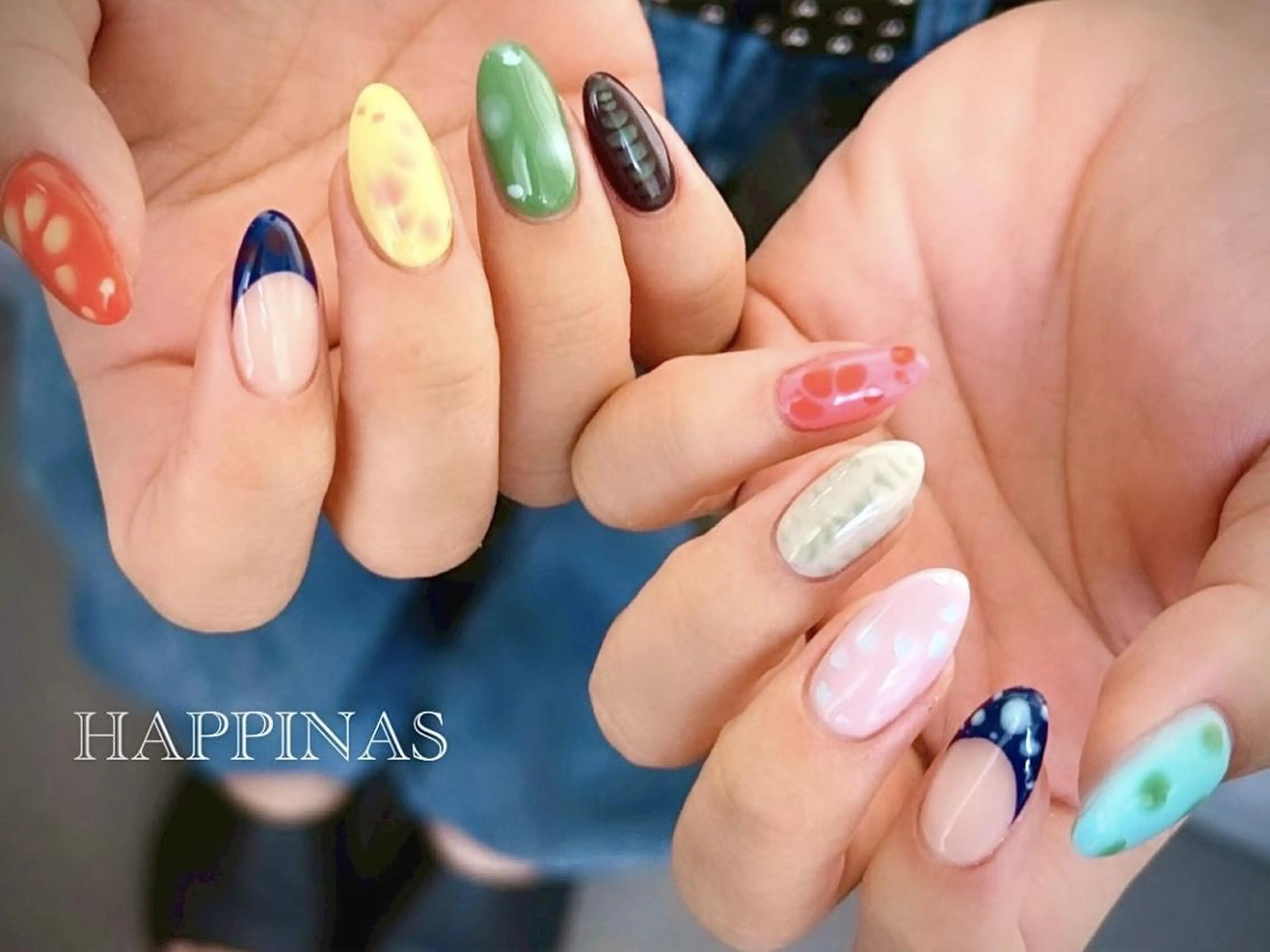 ネイル ハンドネイル HAPPINAS ののかのネイルデザイン