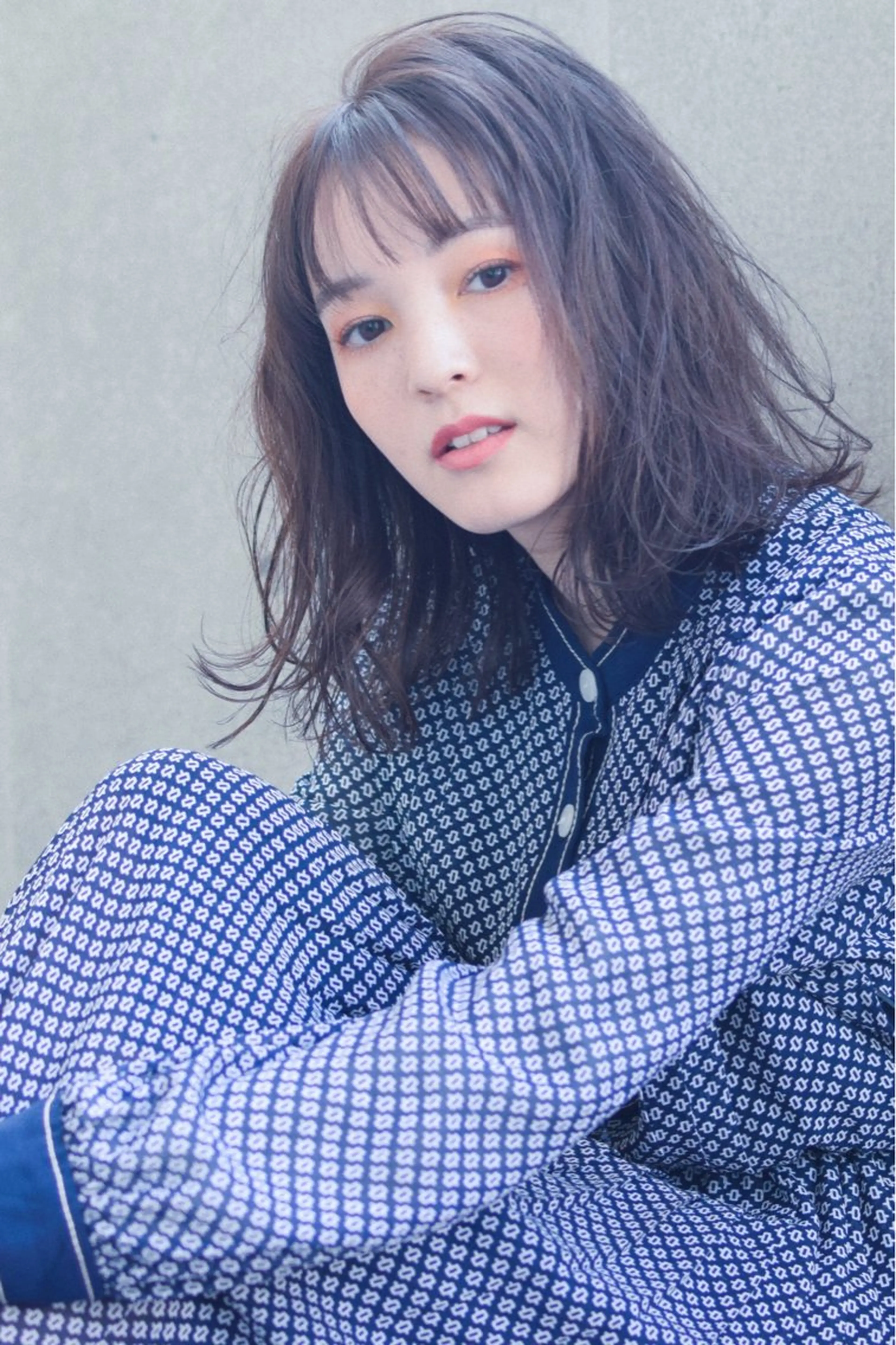 セミロング カラー トリートメント SALOWIN武蔵小杉所属・クスノキ ヤスタカのヘアスタイル