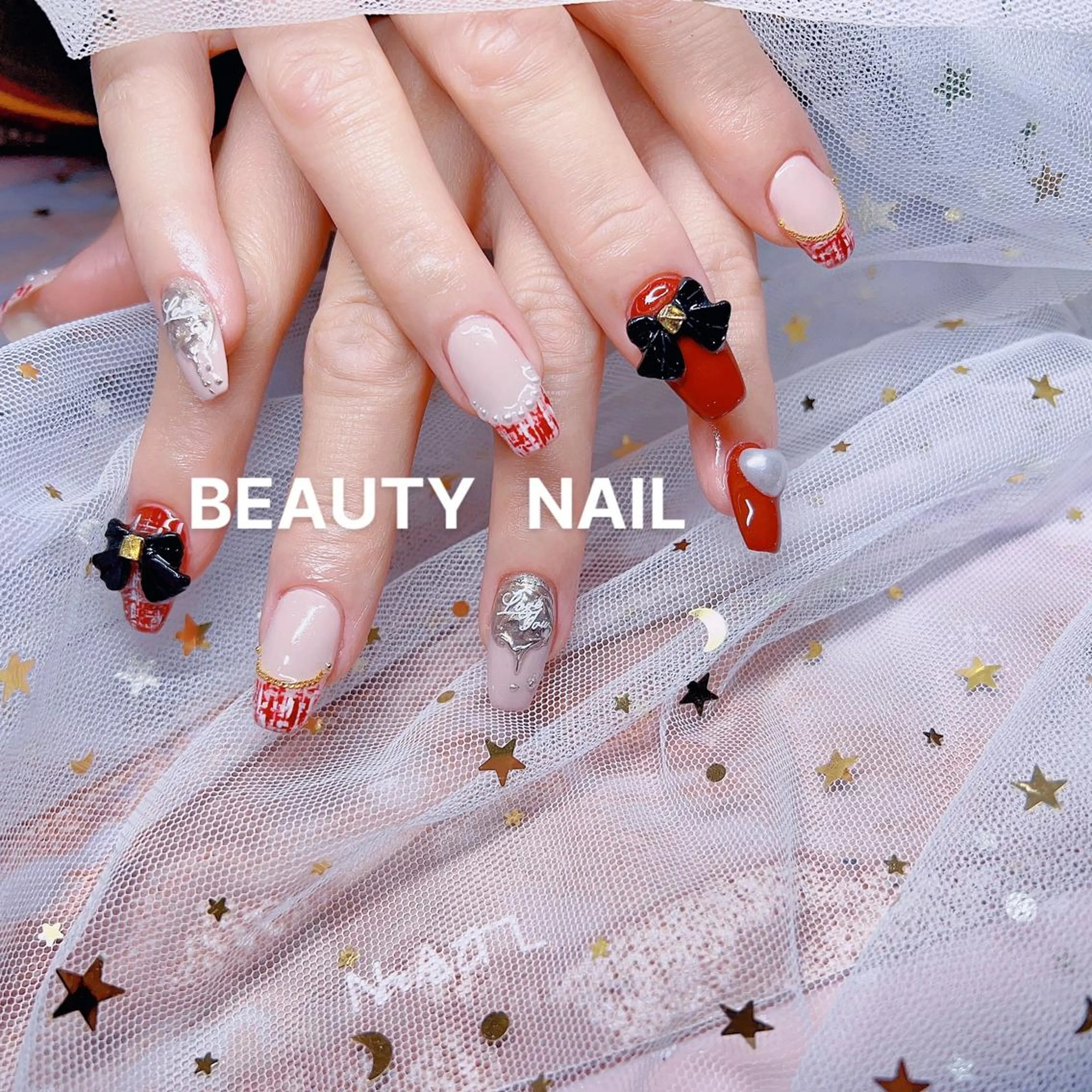 ネイル 長さ出し ジェルネイル Moonstone Salon所属・Moonstone Salonのネイルデザイン