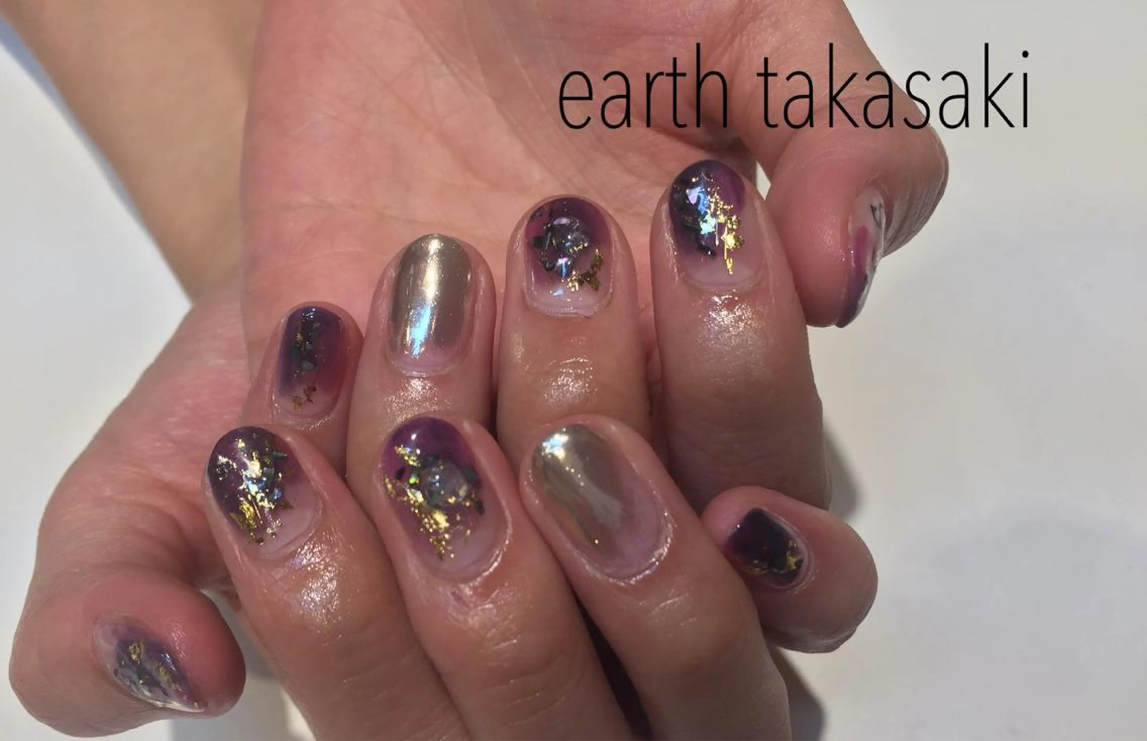 ネイル ニュアンスネイル EARTH nanaのネイルデザイン