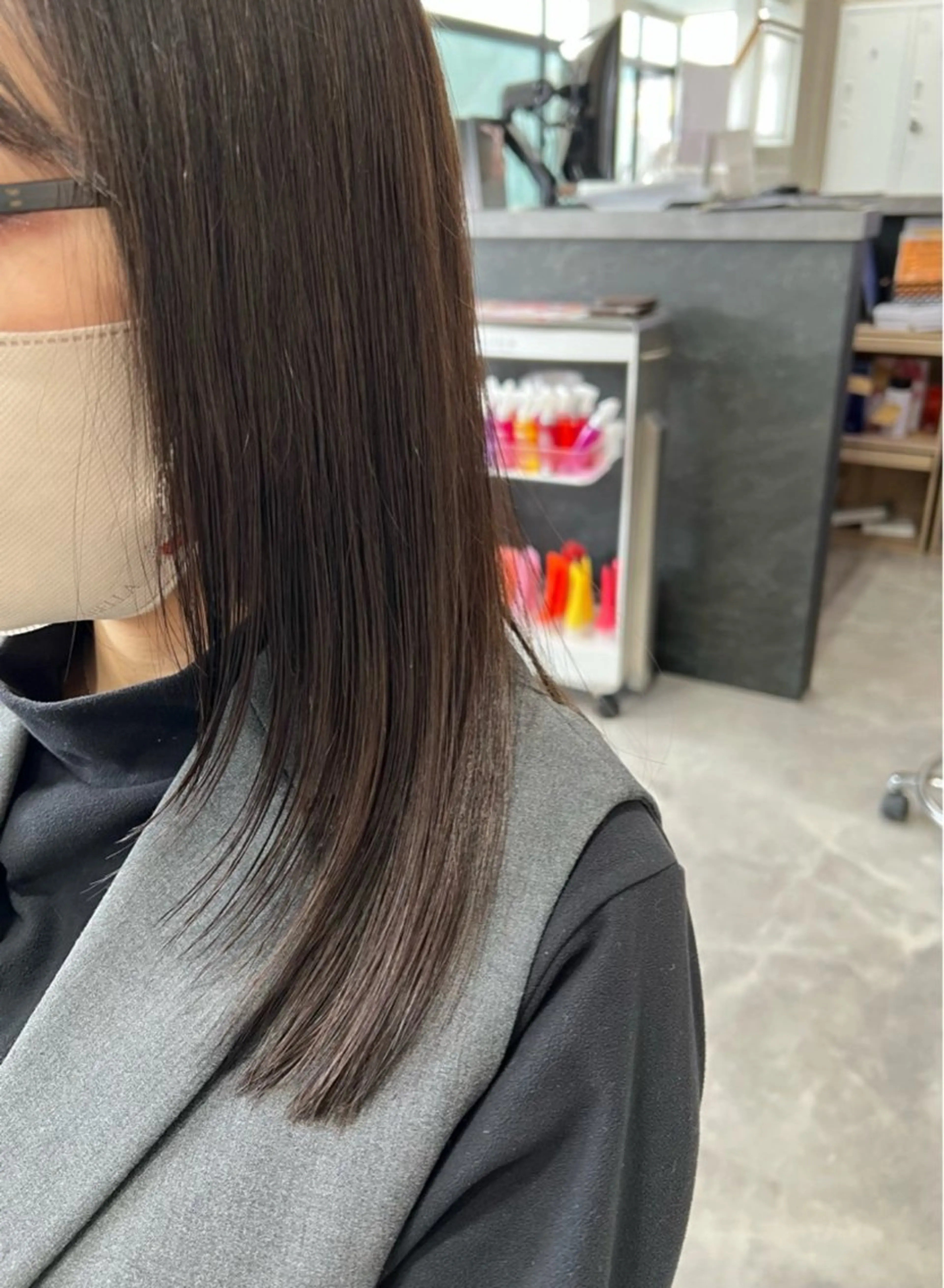 セミロング 透明感/レイヤー💎 髪質改善/希美のヘアスタイル
