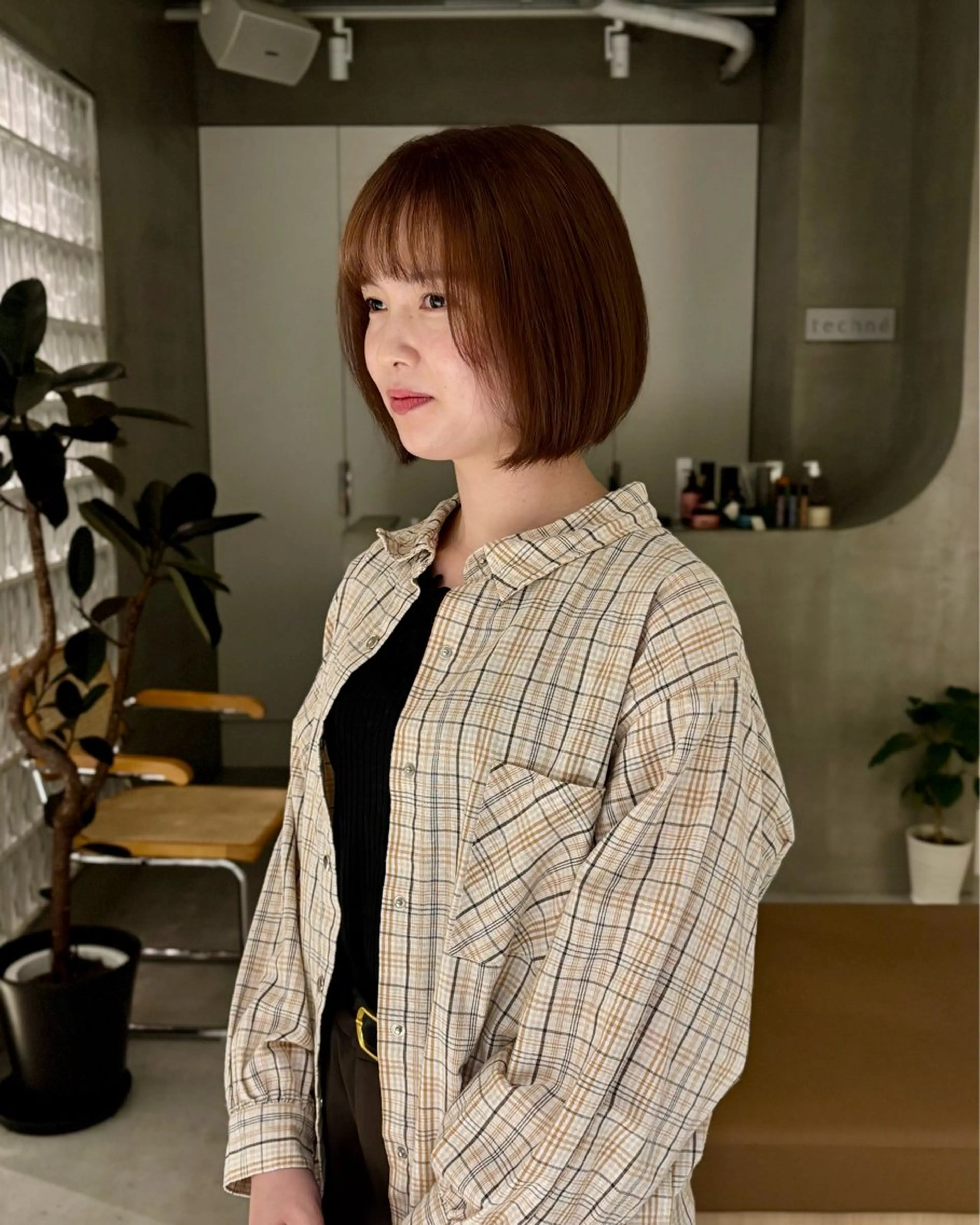 カラー techné所属・塔尾 真那のヘアスタイル