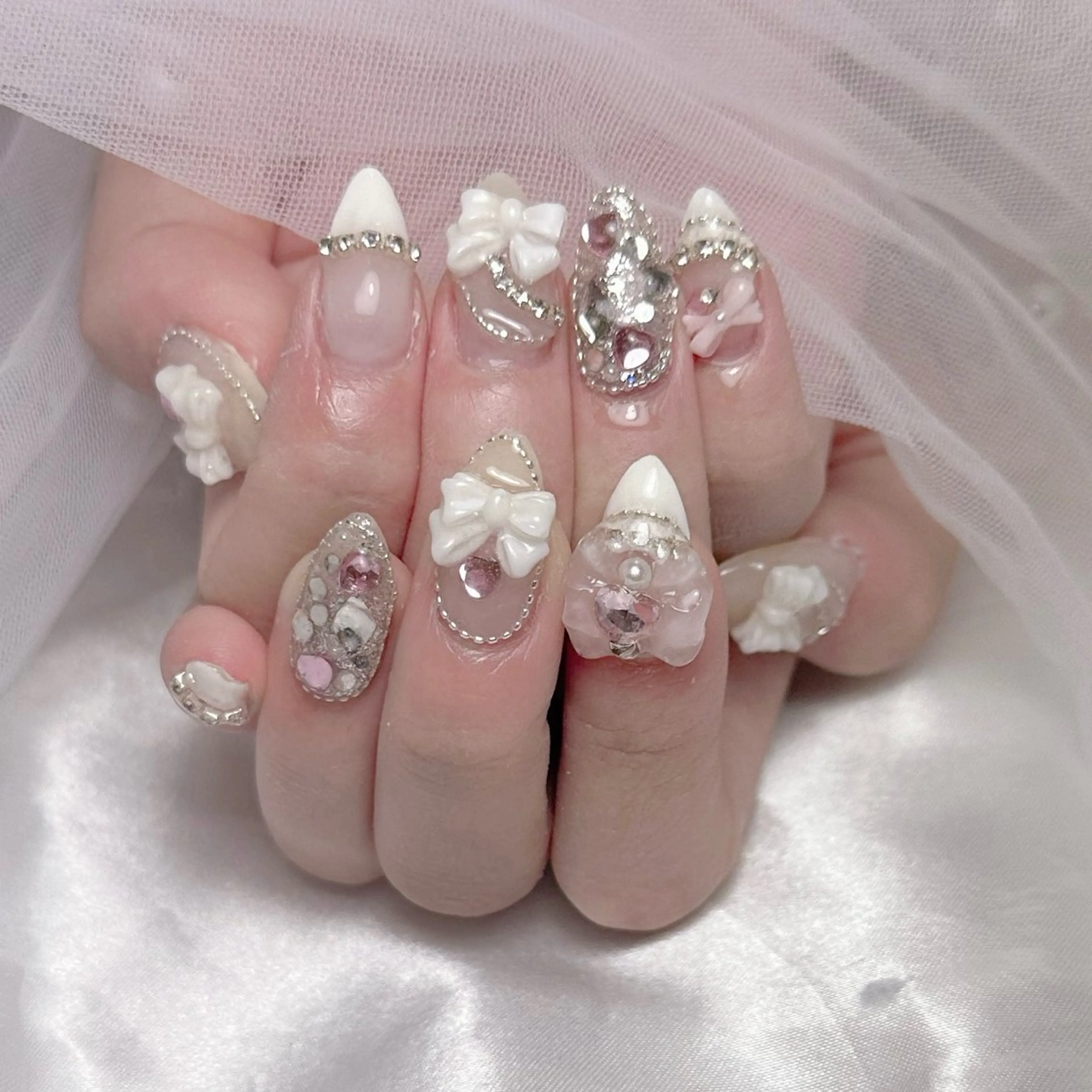 ネイル ハンドネイル Mari 🎀六月移転のネイルデザイン