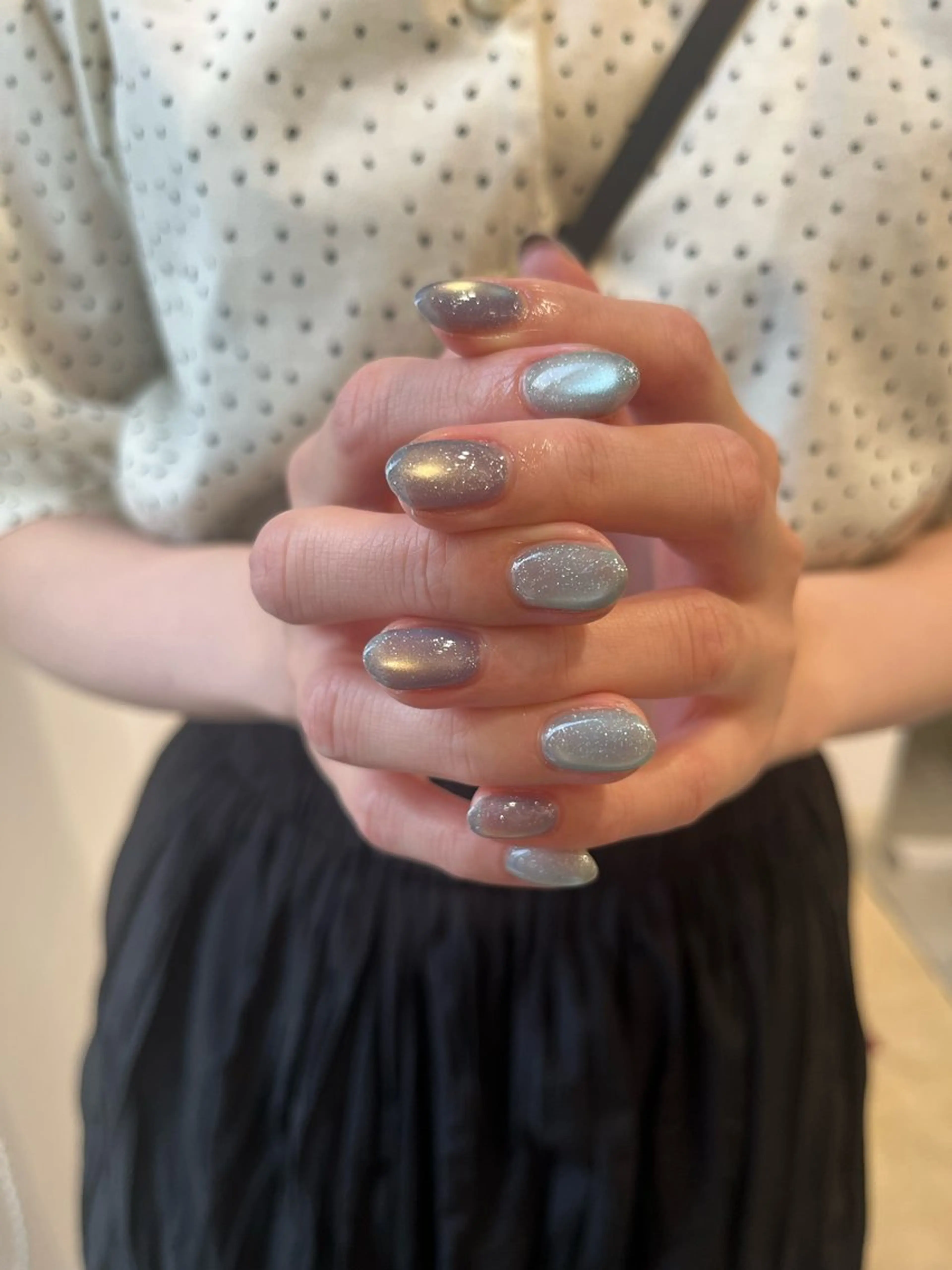 ネイル フラッシュネイル フラッシュマグ マグネットネイル スウィートラヴィール所属・SweetRavir あゆみのネイルデザイン