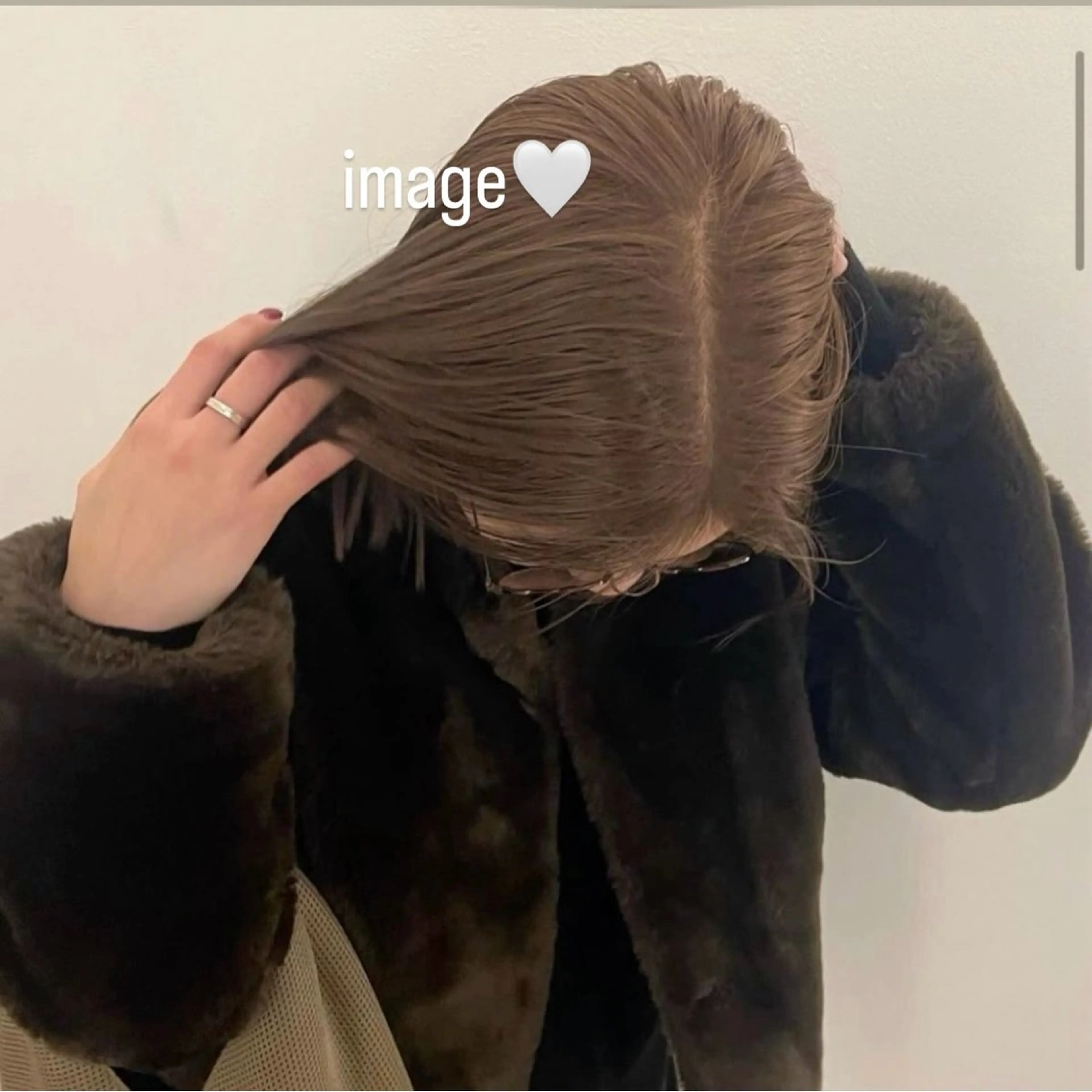 カラー ダブルカラーベージュ カラー/tuburaのヘアスタイル